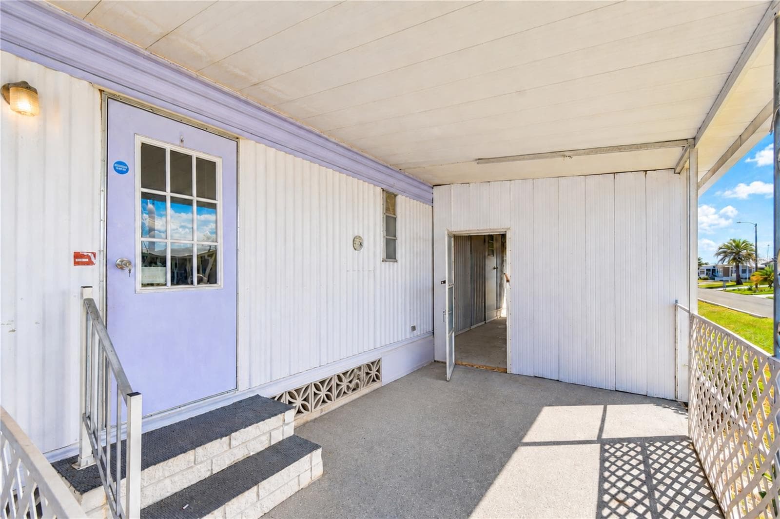 Carport Entrance - 4710 WINDY LN, ZEPHYRHILLS