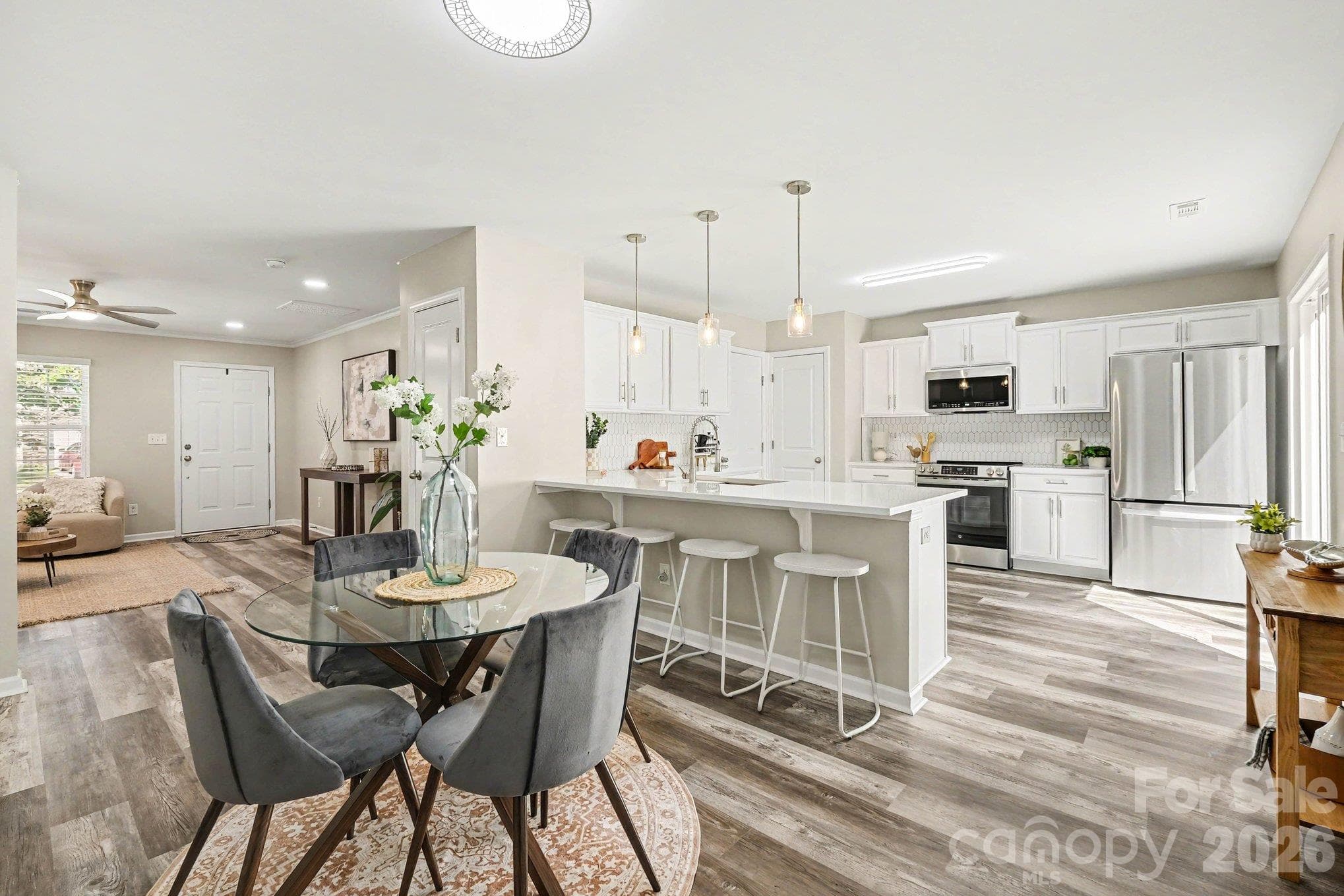 Kitchen and Dining - 6826 Broad Valley Court, Charlotte