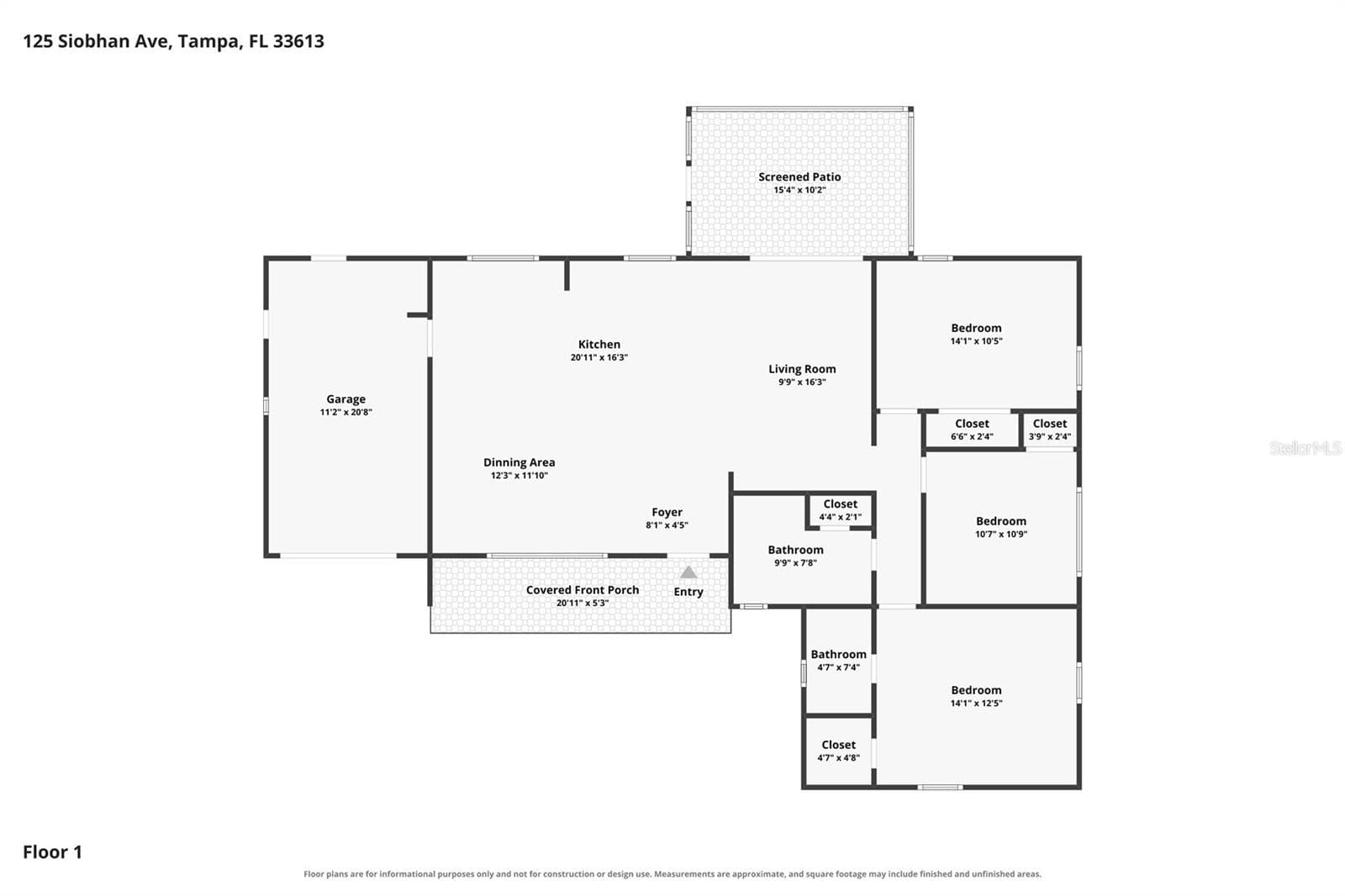 Single Family Residence at 125 SIOBHAN AVE, TAMPA, photo 42 of 42