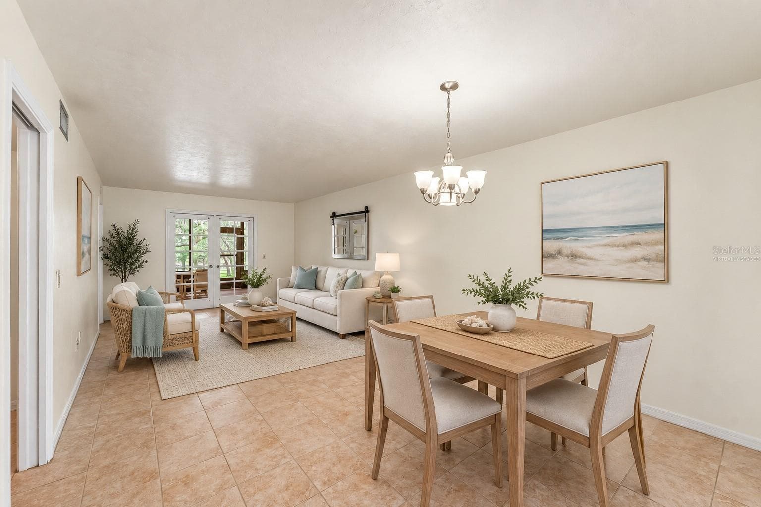 Dining & Living Room Virtually Staged - 175 E HARTFORD ST #5A, HERNANDO
