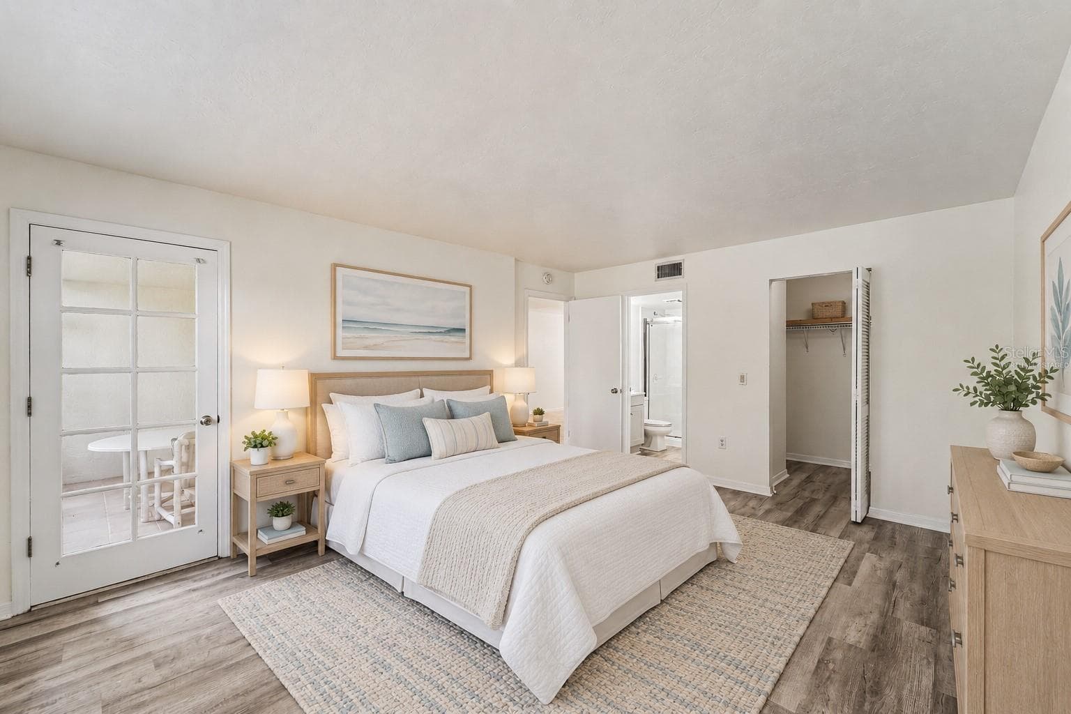 Master Bedroom Virtually Staged - 175 E HARTFORD ST #5A, HERNANDO