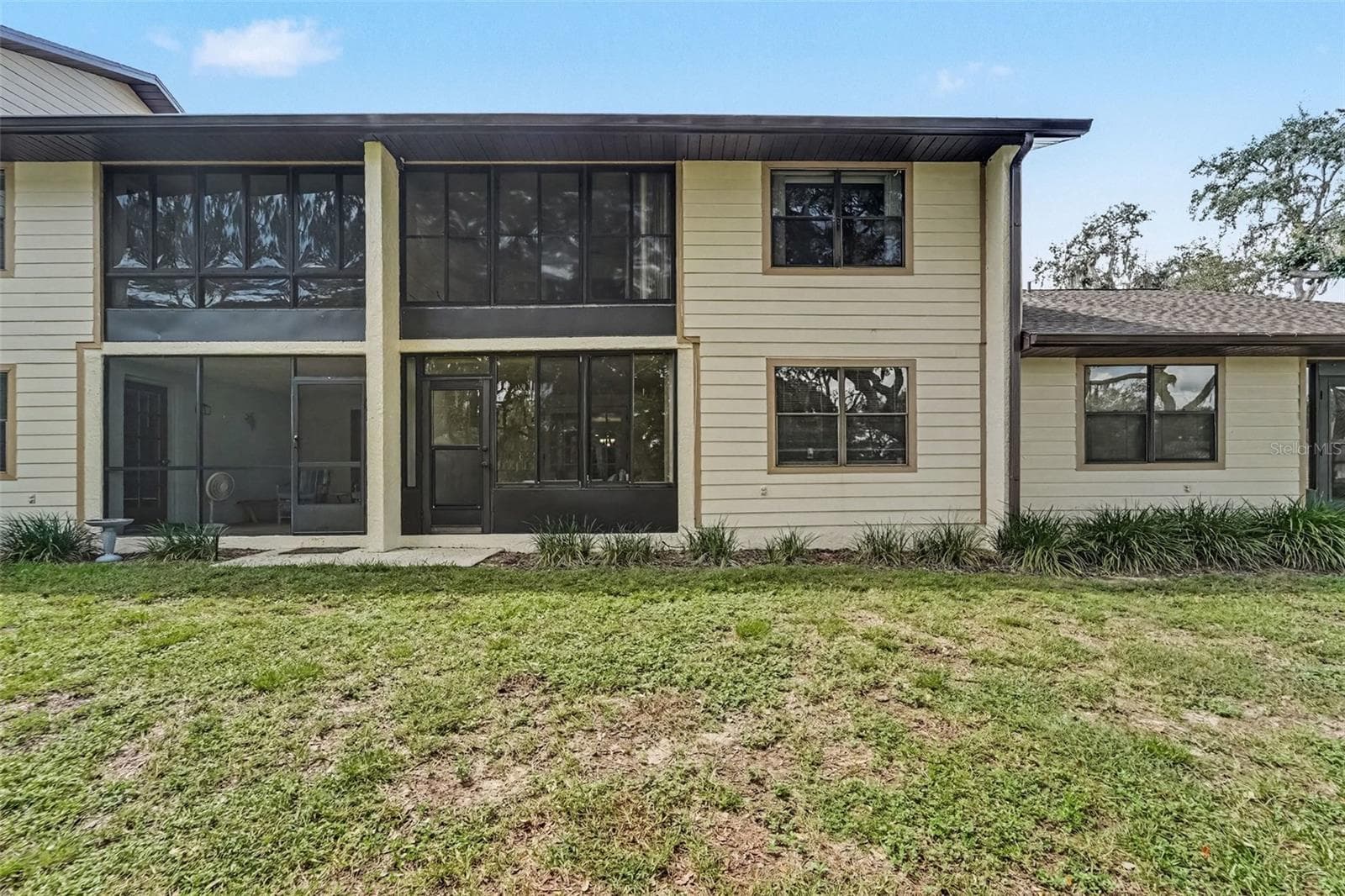 Back Yard View - 175 E HARTFORD ST #5A, HERNANDO