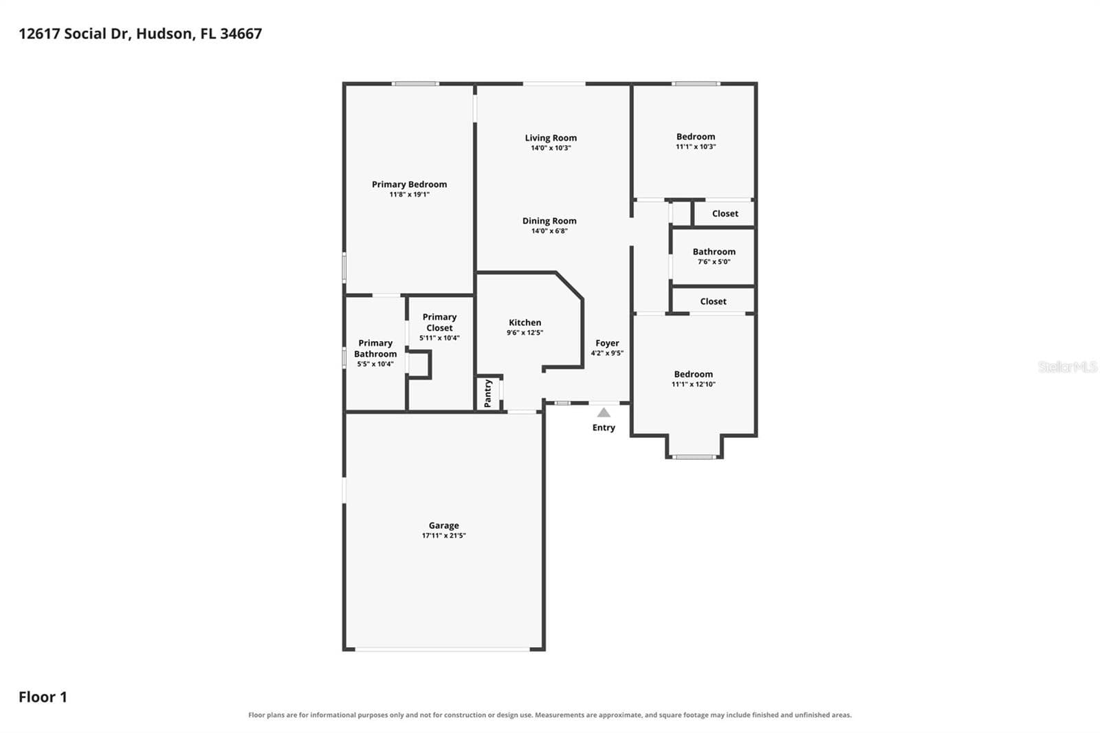 Floor Plan - 12617 SOCIAL DR, HUDSON