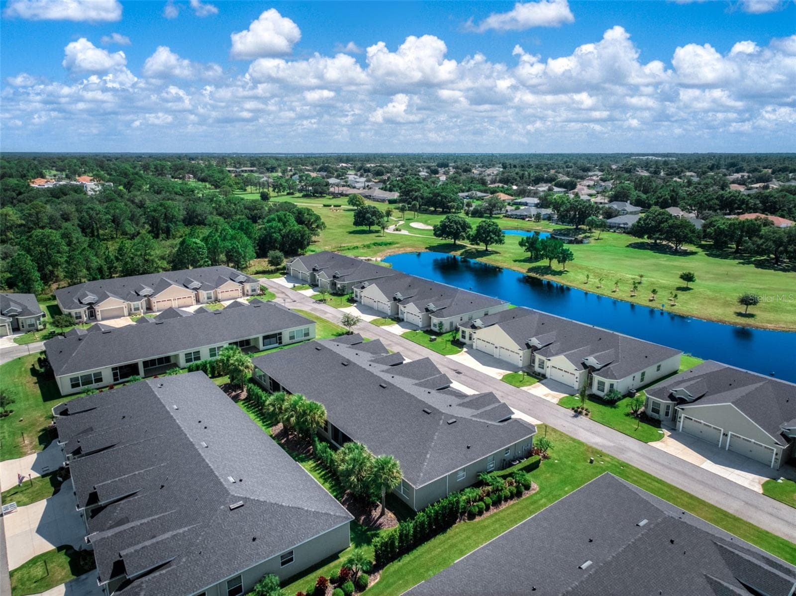 Villa aerial - 3082 KAPALUA CT, SEBRING