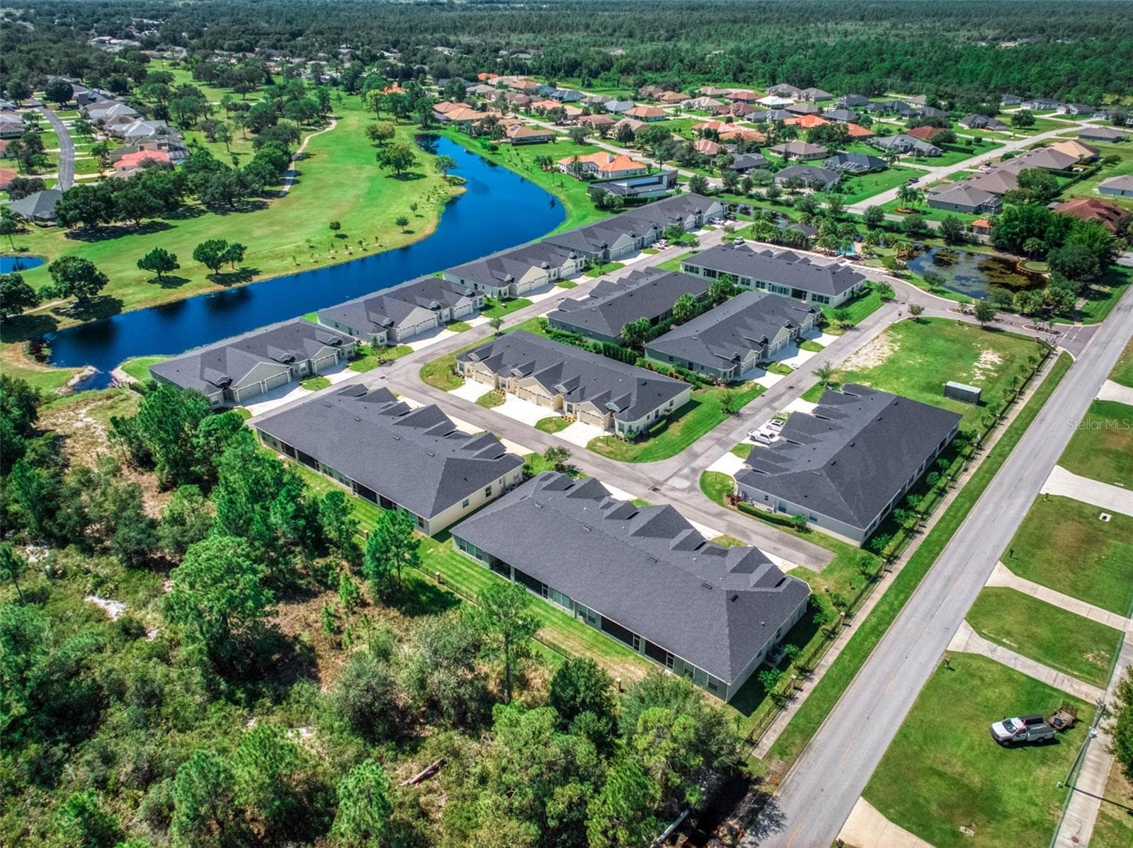 Villa aerial - 3082 KAPALUA CT, SEBRING