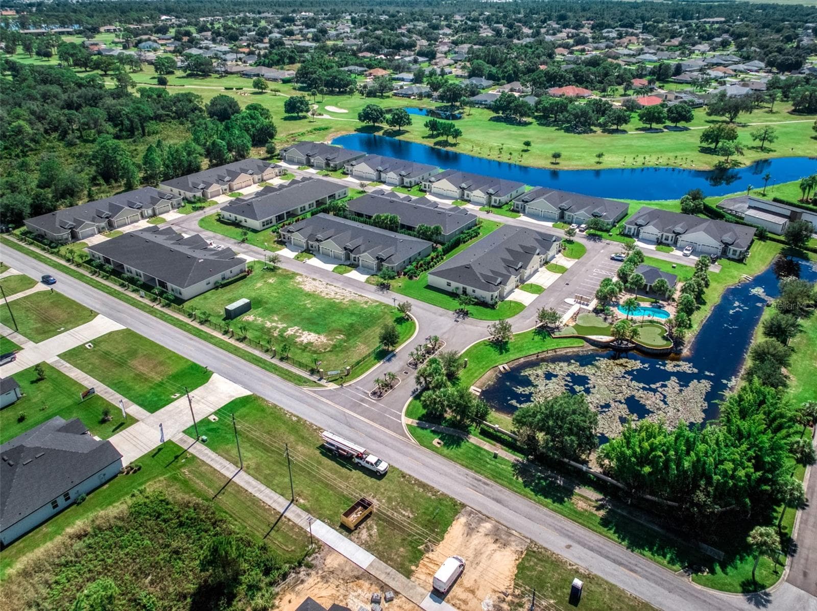 Villa aerial - 3082 KAPALUA CT, SEBRING
