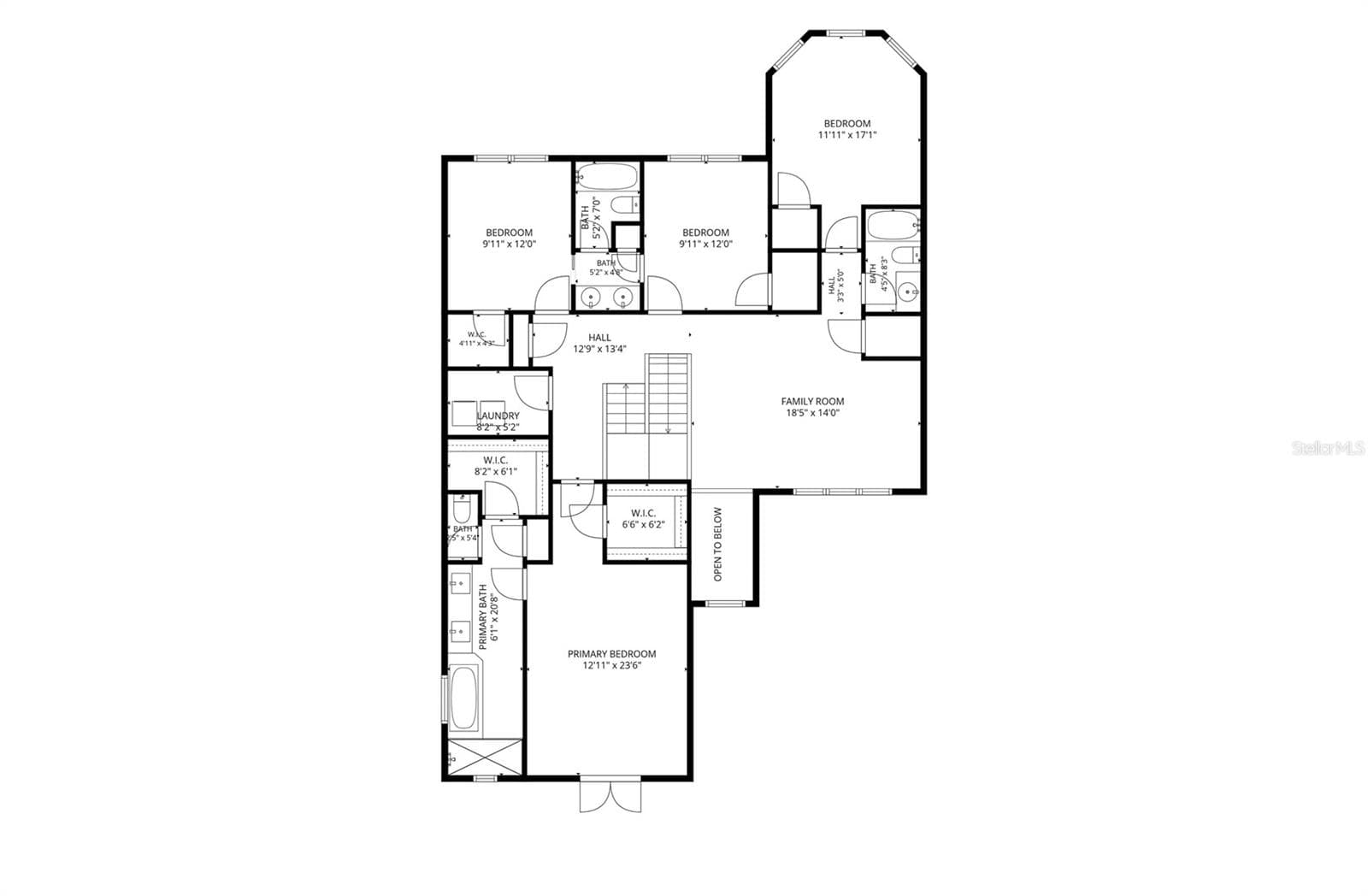 Floorplan, Second Floor - 1168 PANDO LOOP, ORLANDO