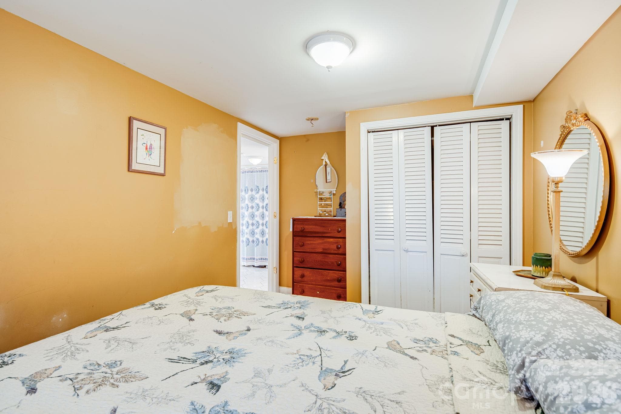 Bedroom 1 on lower level / basement - 195 Whitmire Road, Brevard