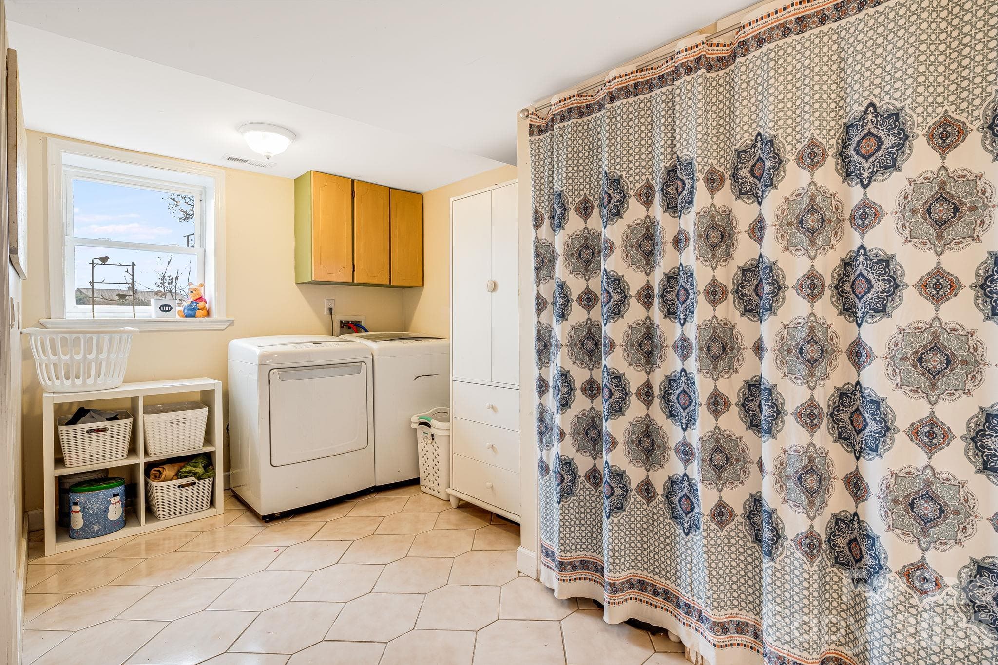 Laundry on lower level / basement - 195 Whitmire Road, Brevard