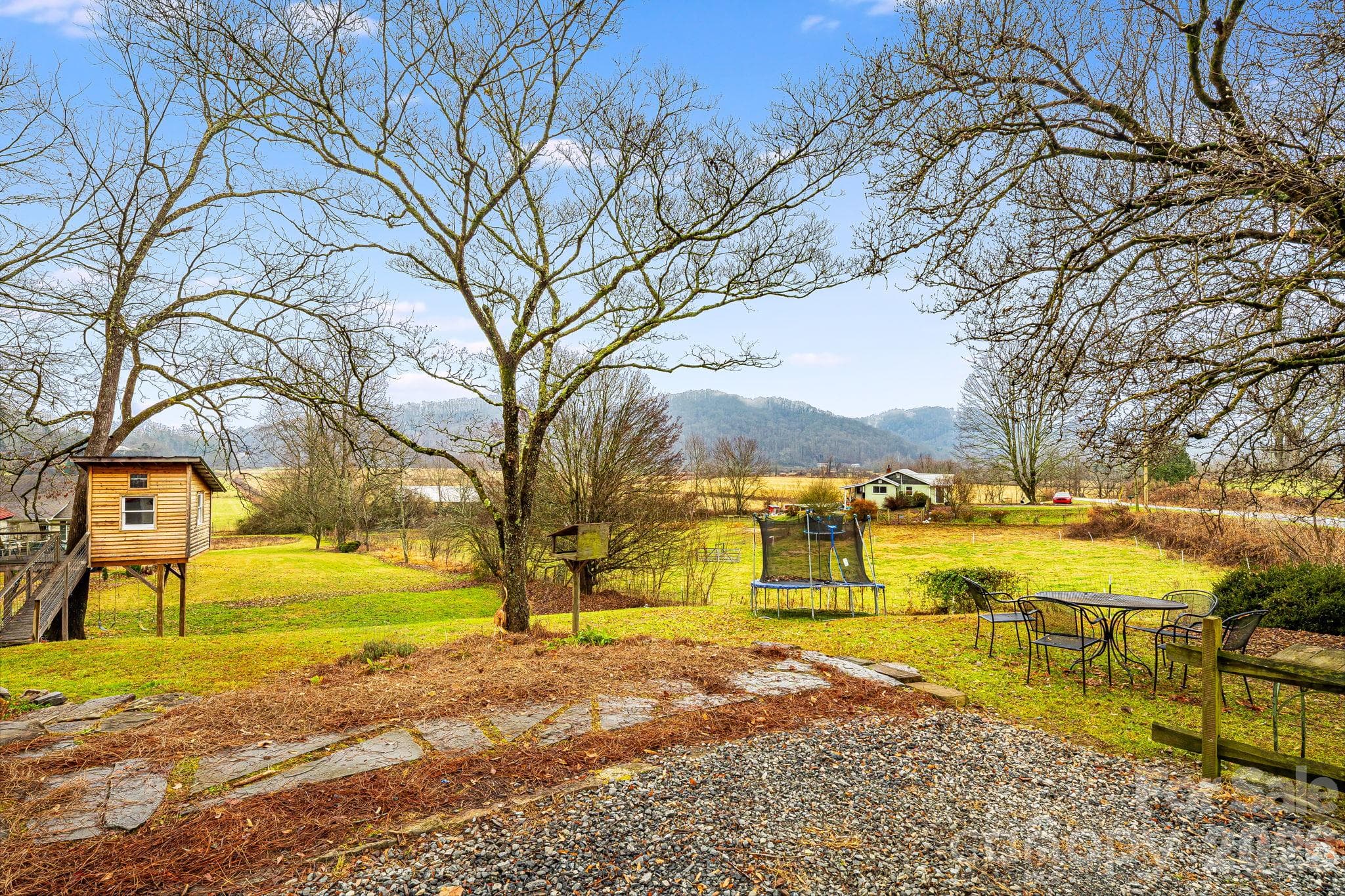 Side yard - 195 Whitmire Road, Brevard