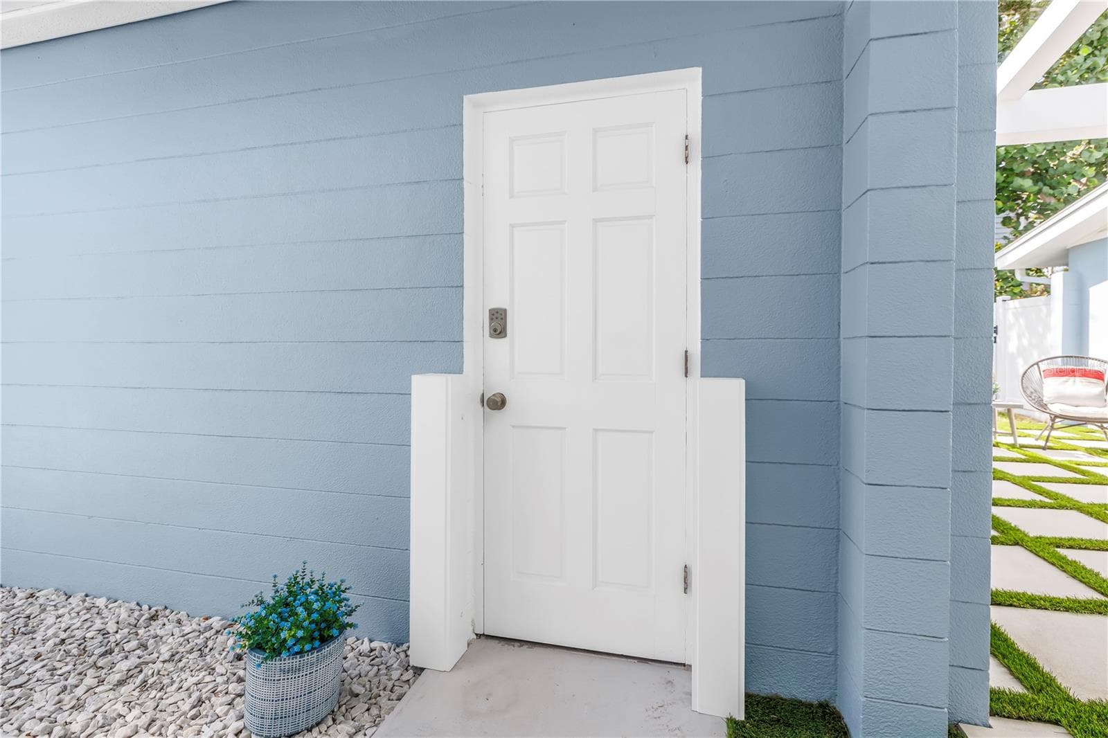 Garrison Flood Control on all openings on North and East side of house. This home has not been affected by any water intrusion but better safe than sorry! - 1114 2ND AVE S, TIERRA VERDE
