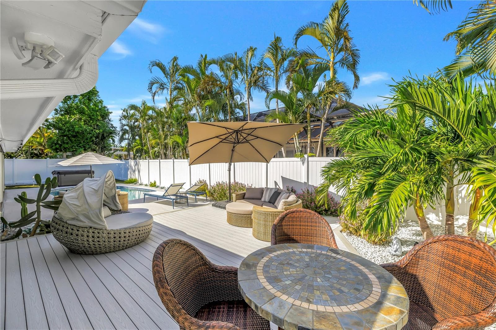 Low heat composite deck. You're welcome! - 1114 2ND AVE S, TIERRA VERDE
