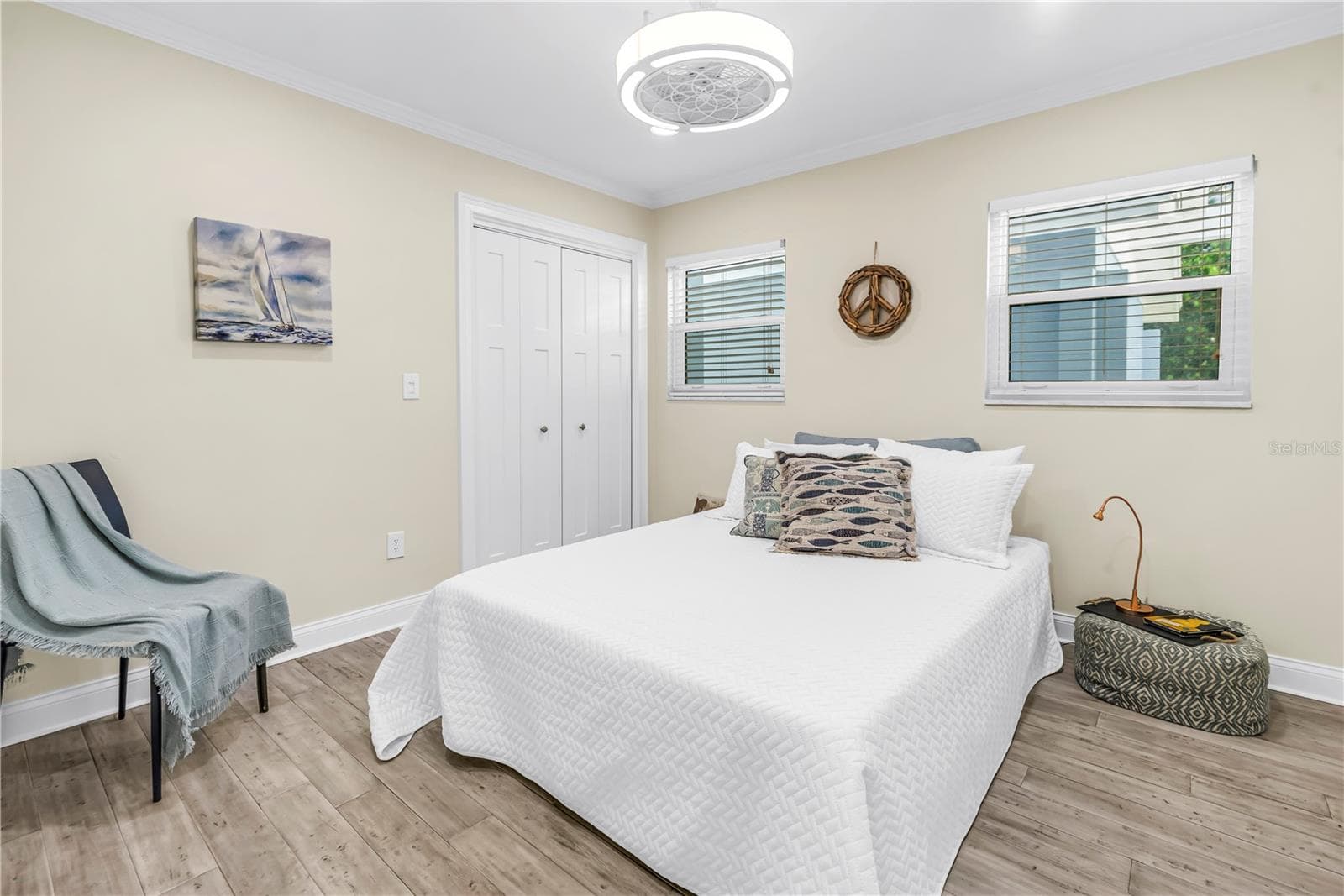 3rd bedroom also with custom closet built-ins. - 1114 2ND AVE S, TIERRA VERDE