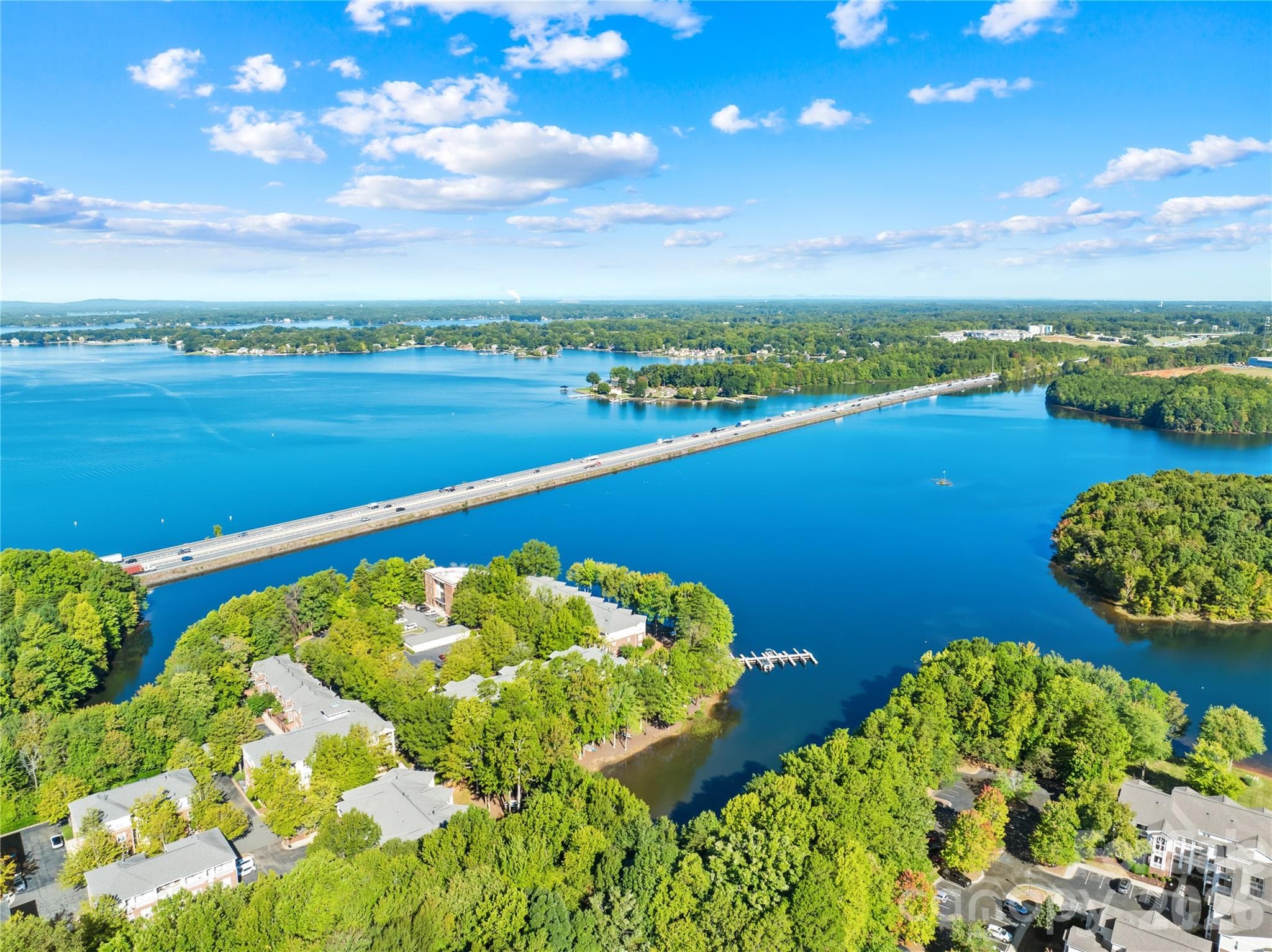 Beautiful Lake Davidson with Lake Norman in the distance. - 915 Northeast Drive, Davidson