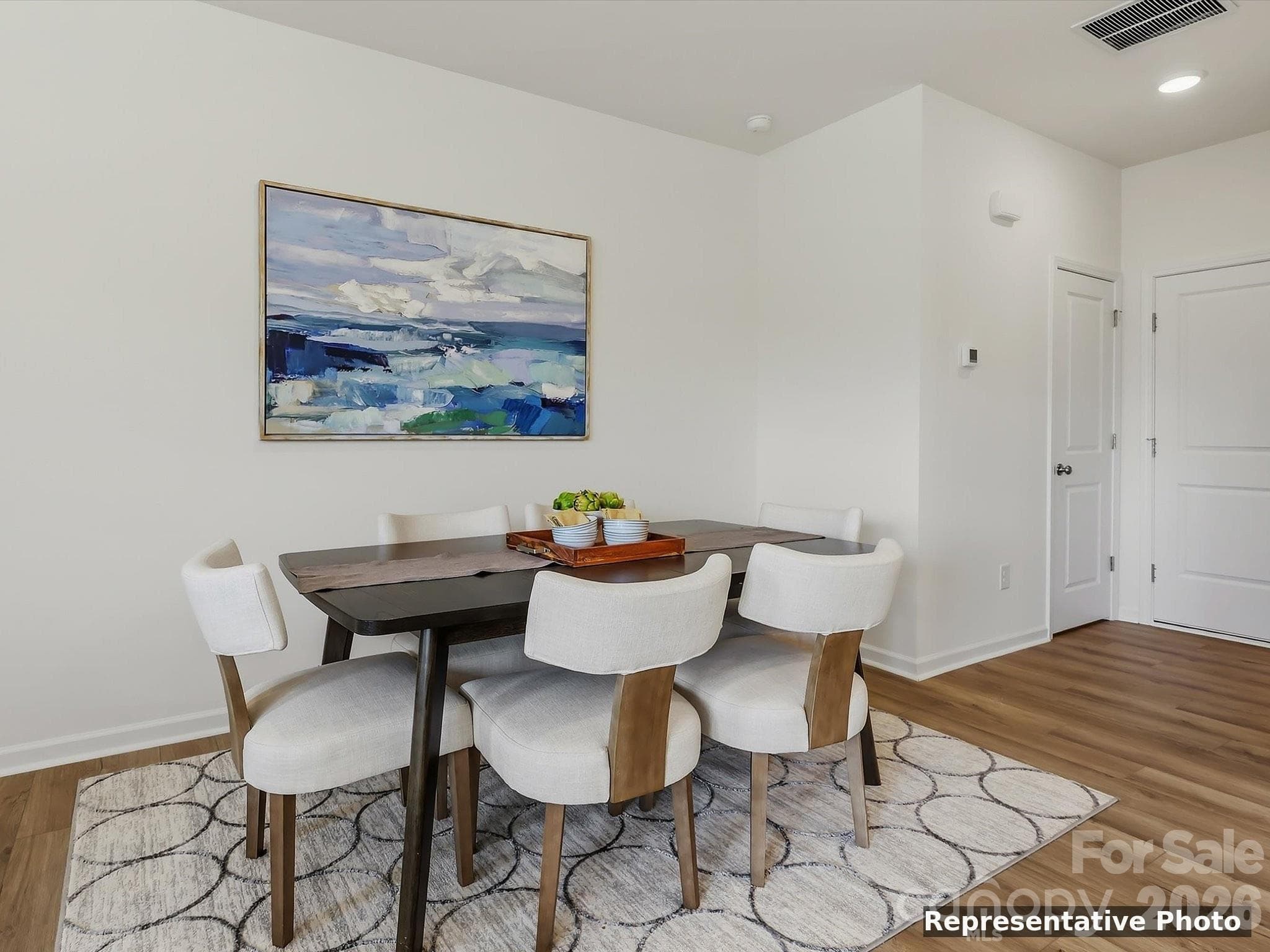 Rendering of Home Staged to Show Furniture Placement in Area - 6613 Fire Lily Lane, Charlotte
