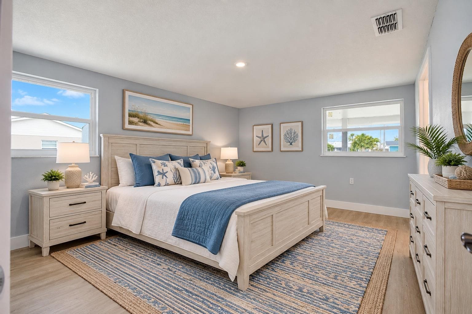 iPrimary bedroom (virtual staged) - 13812 MATTIX AVE, HUDSON