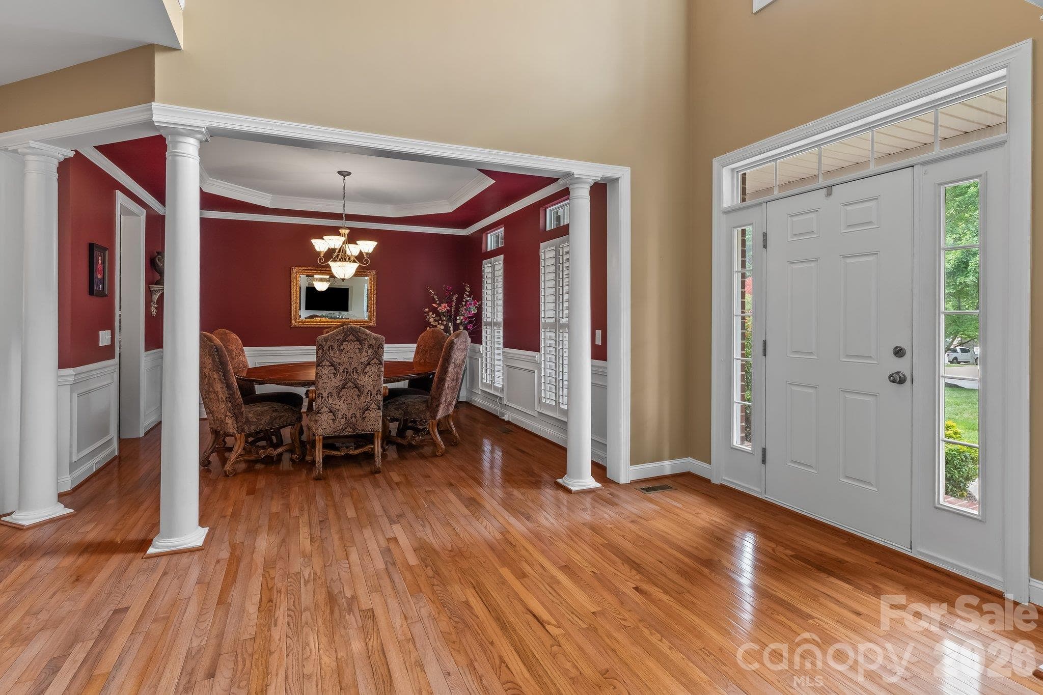 Front Entrance and Dining Room - 309 Stonewater Bay Lane, Mount Holly