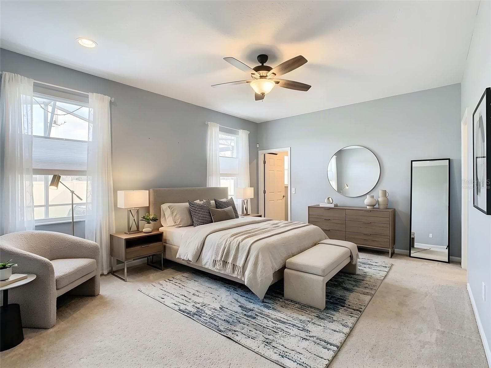 Virtually Staged / Primary Bedroom - 304 CALABAY PARC BLVD, DAVENPORT