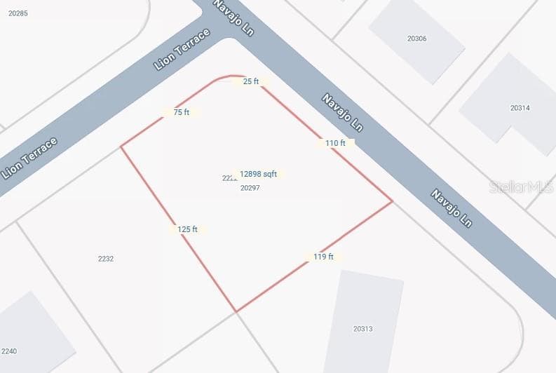 Land at 20297 NAVAJO LN, PORT CHARLOTTE, photo 2 of 8