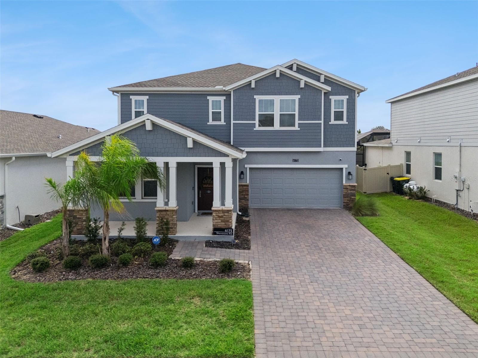 Aerial of the front of the home - 6175 SHAVASANA RD RD, CLERMONT