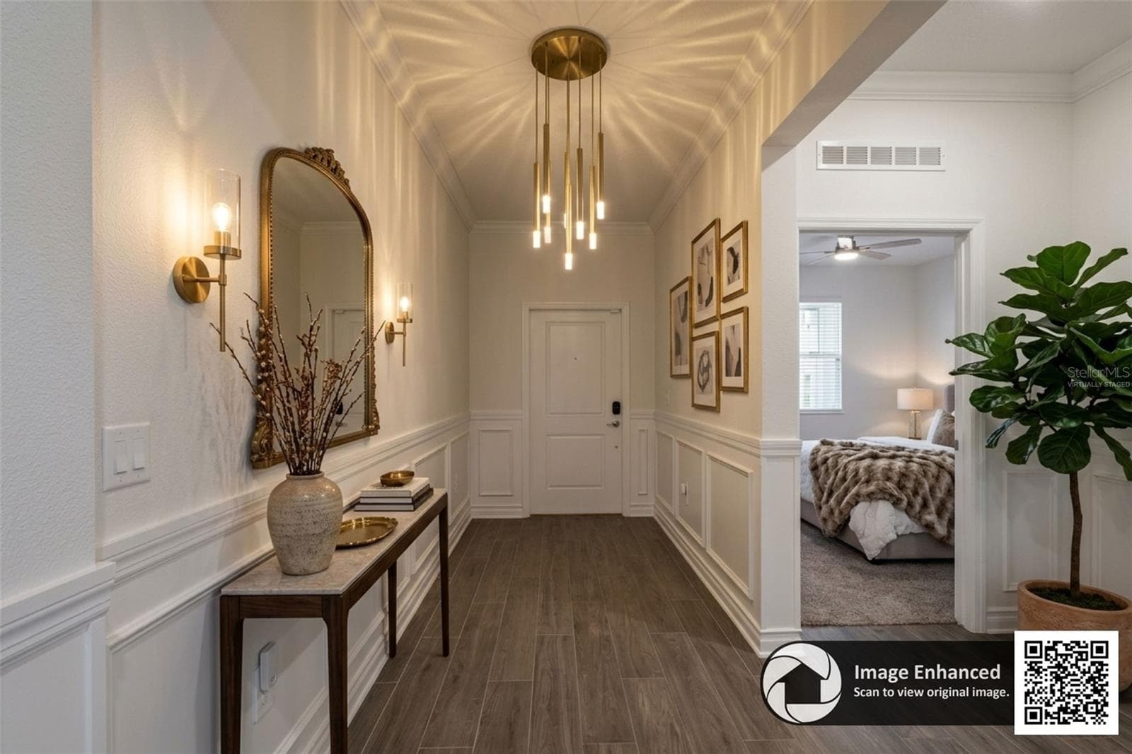 Virtually staged long foyer - 6175 SHAVASANA RD RD, CLERMONT