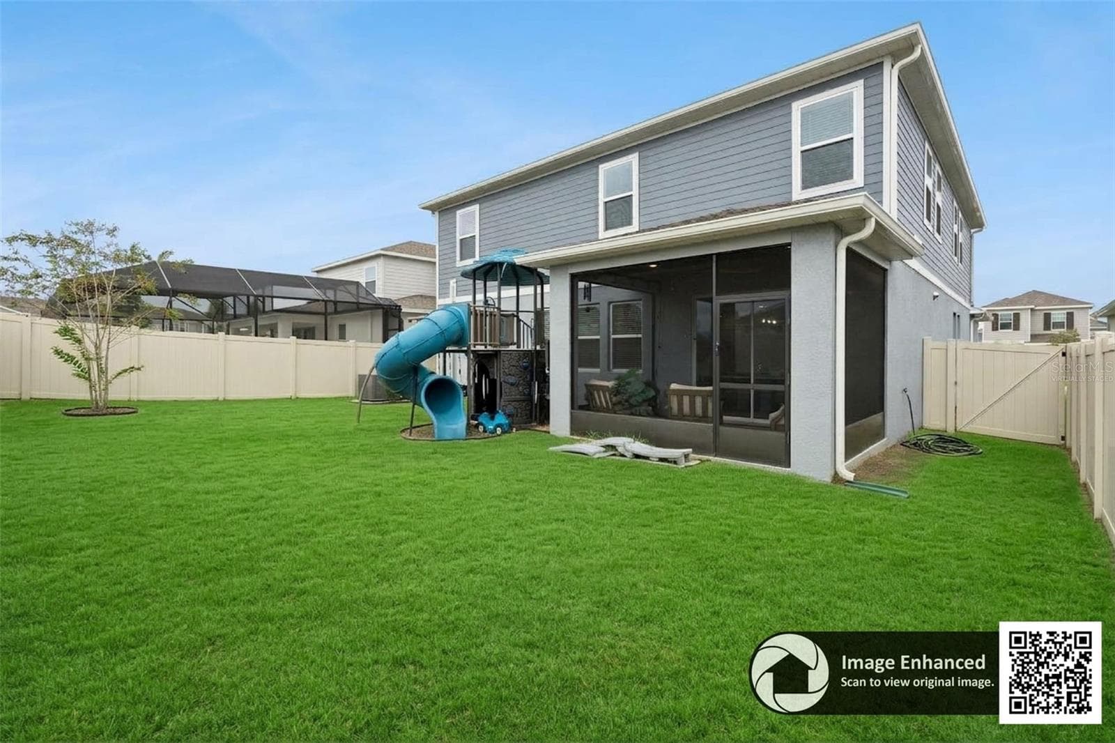 Backyard offers plenty of space to add a pool - 6175 SHAVASANA RD RD, CLERMONT