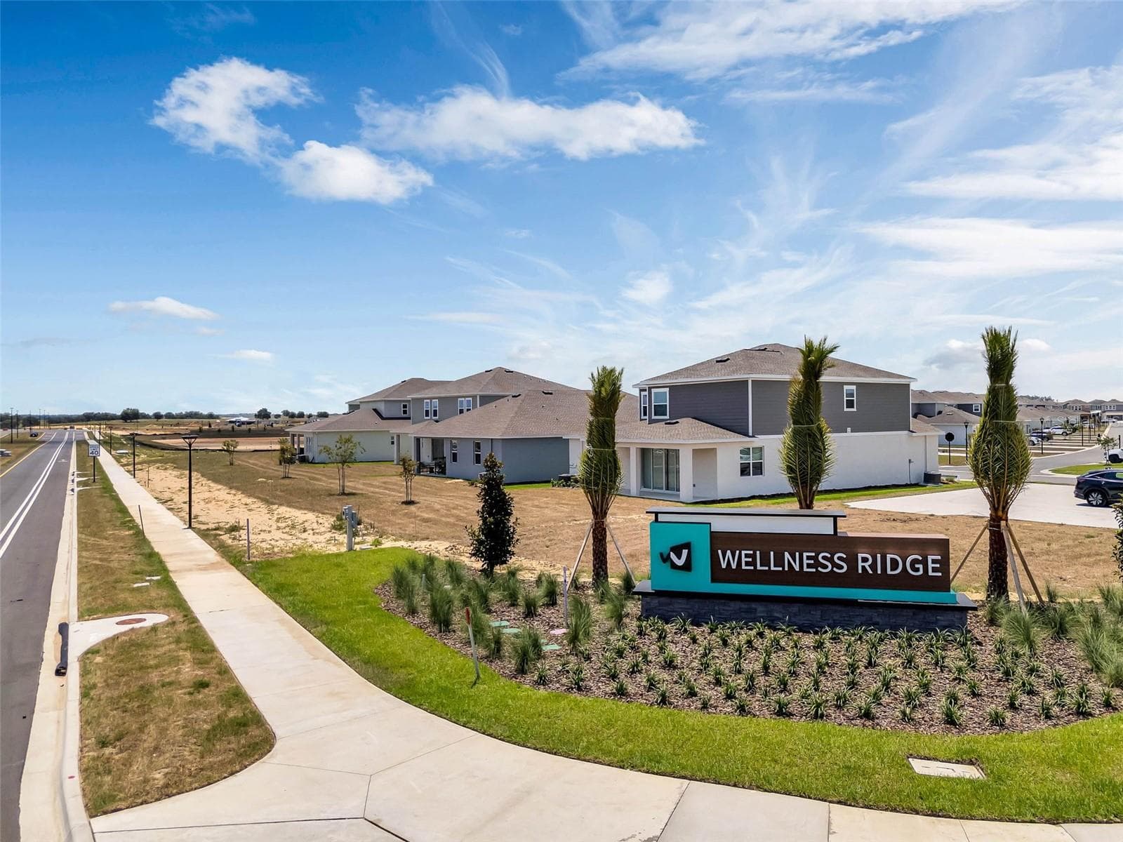 Wellness Way entry into the community - 6175 SHAVASANA RD RD, CLERMONT