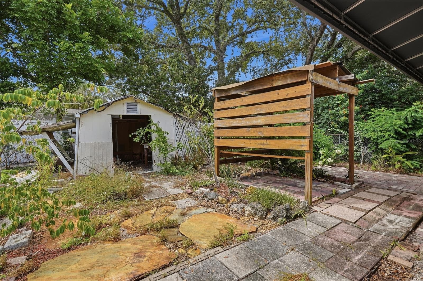 Back Yard - 1632 SAN MATEO DR, DUNEDIN