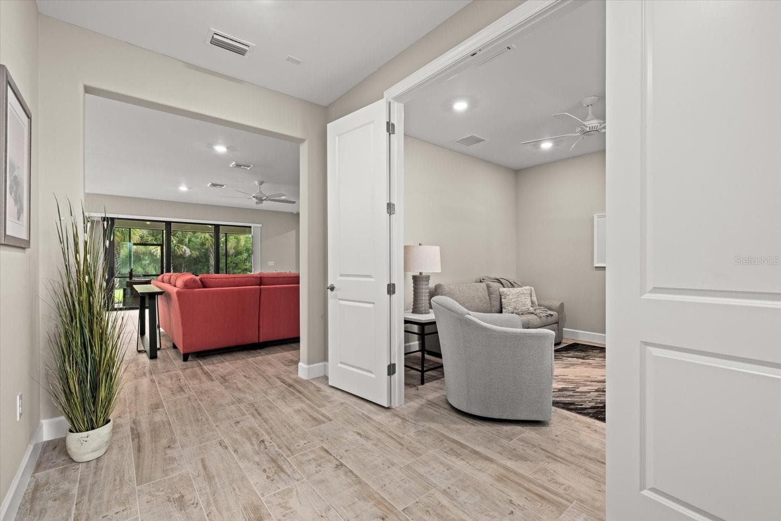 Double Doors to Den/Office - 12446 MARSH POINTE RD, SARASOTA