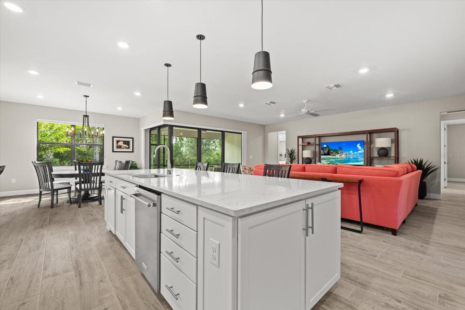 Great Room View to the Lanai - 12446 MARSH POINTE RD, SARASOTA