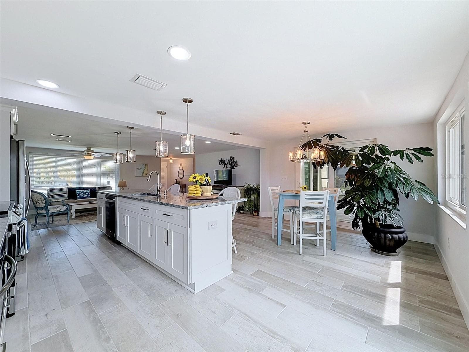 VIEW FROM SLIFING DOOR OFF THE KITCHEN - 6618 LEESIDE ISLE, HUDSON