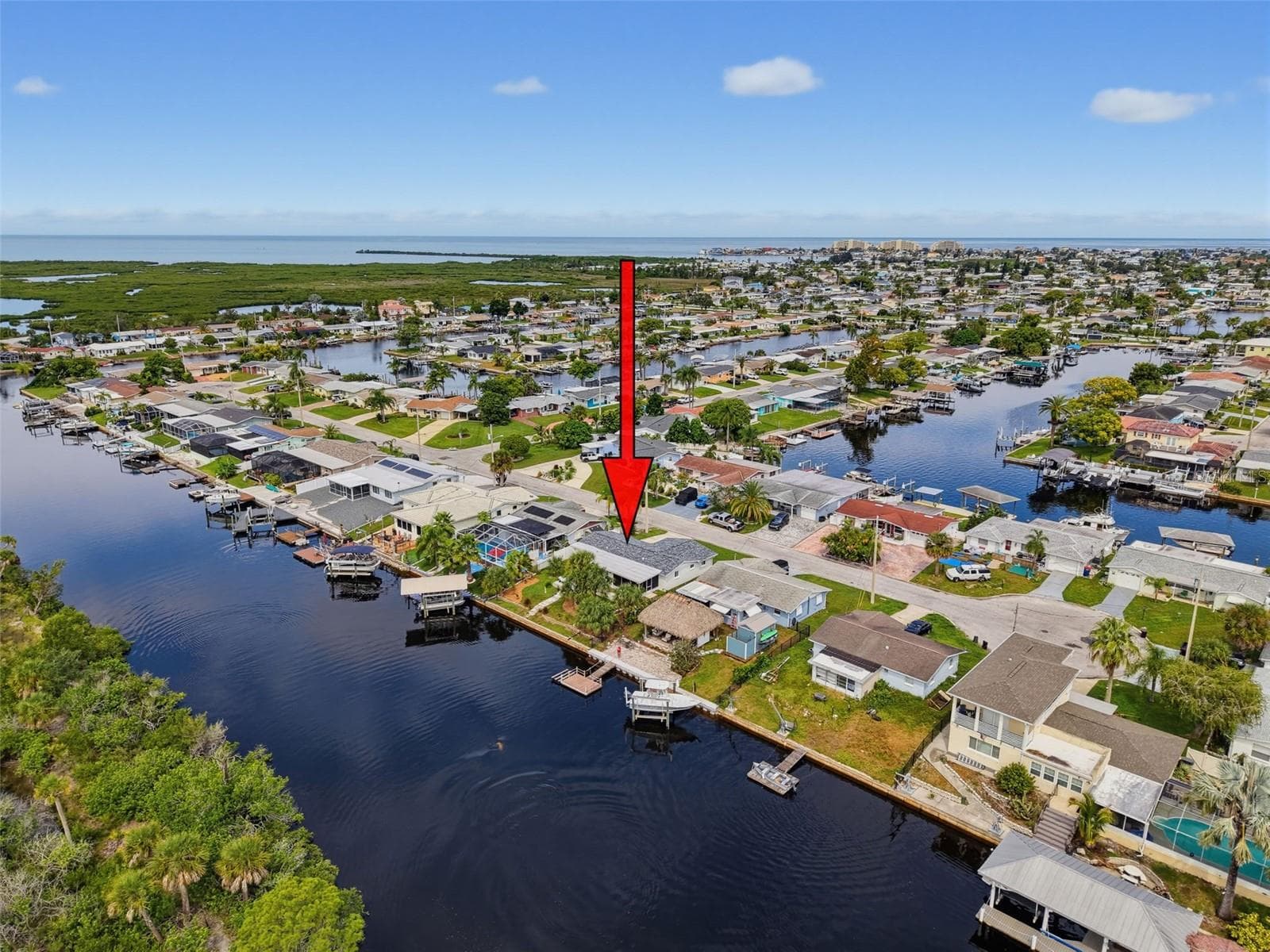WATCH MANATEES AND DOLPHINS PLAY FROM YOUR BACKYARD - 6618 LEESIDE ISLE, HUDSON