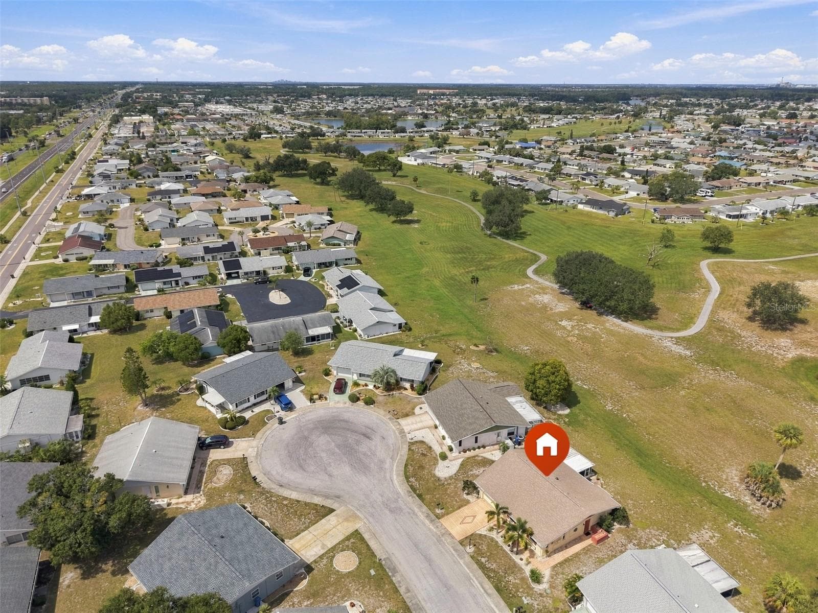 Aerial View - 215 GENET CT, SUN CITY CENTER