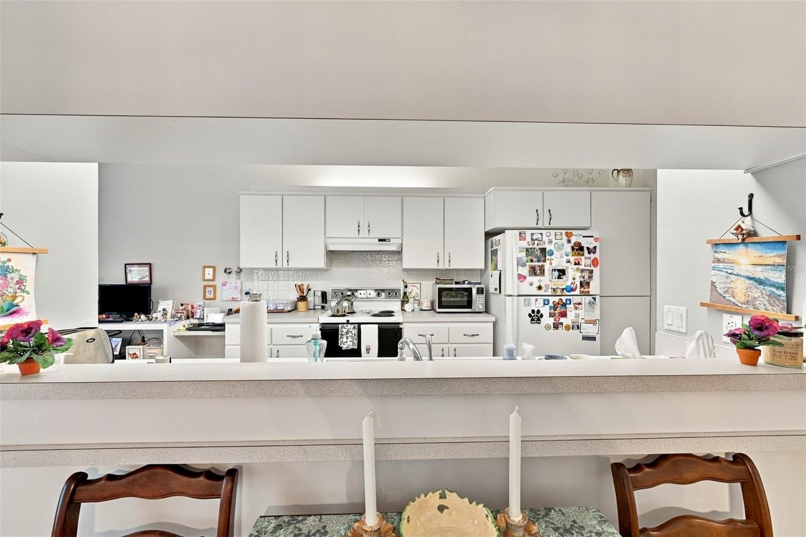 View of Kitchen from Open area - 8657 CYPRESS LAKES BLVD, NEW PORT RICHEY