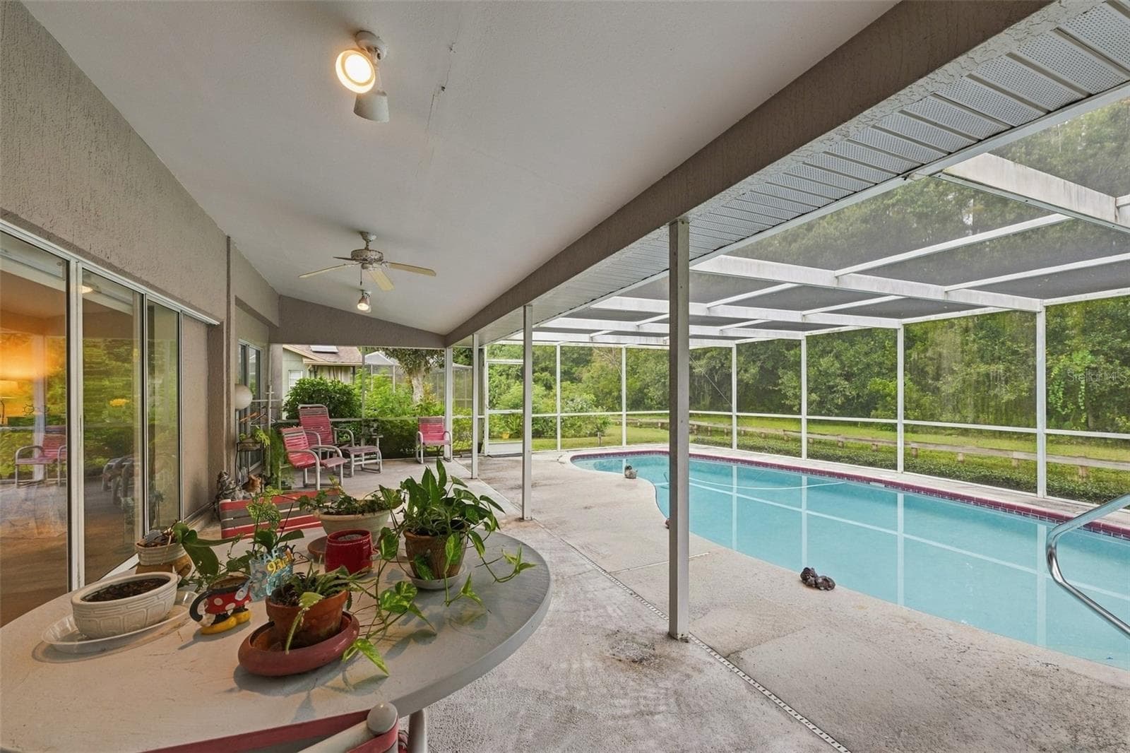 Pool area - 8657 CYPRESS LAKES BLVD, NEW PORT RICHEY