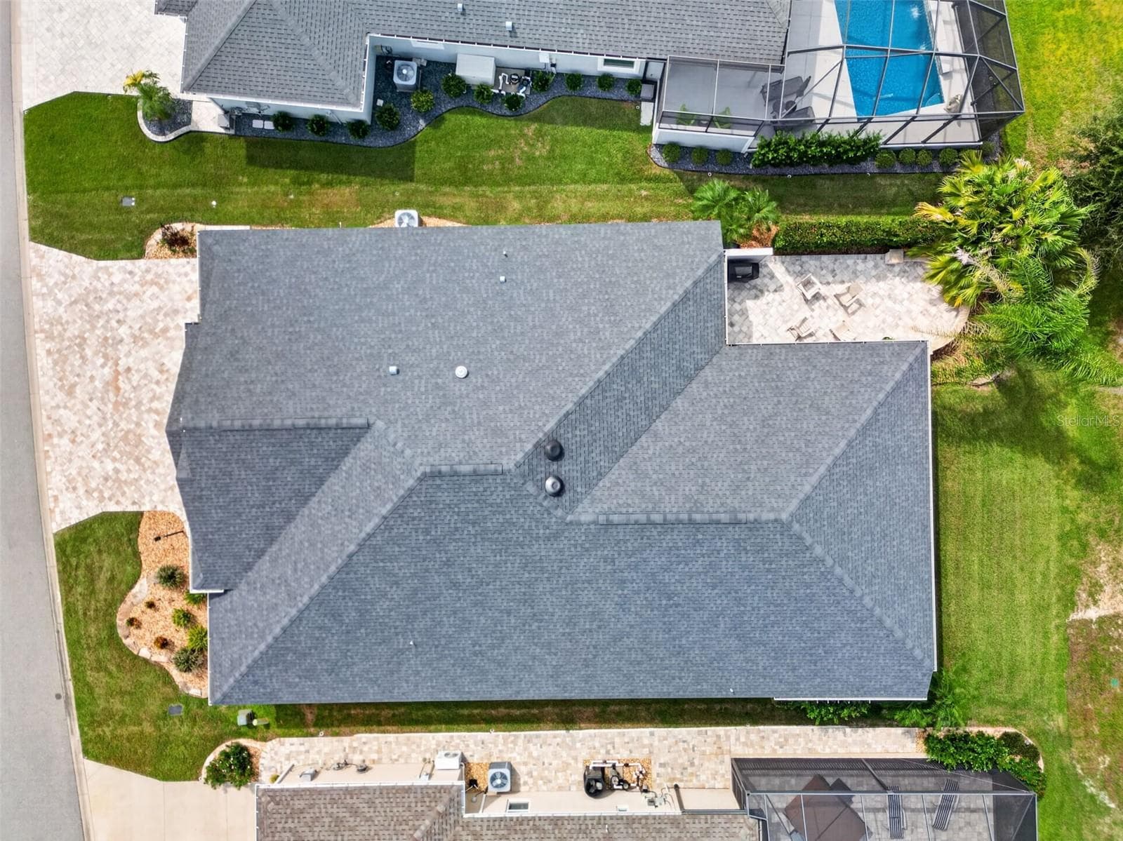 Aerial view - 2741 DUNHAM DR, THE VILLAGES