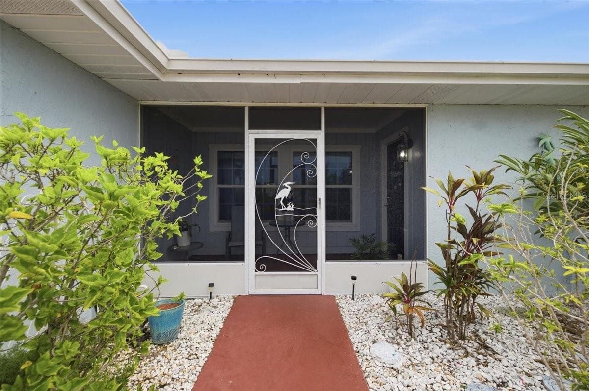 Front Porch Entrance - 1801 ORCHID CT, SUN CITY CENTER