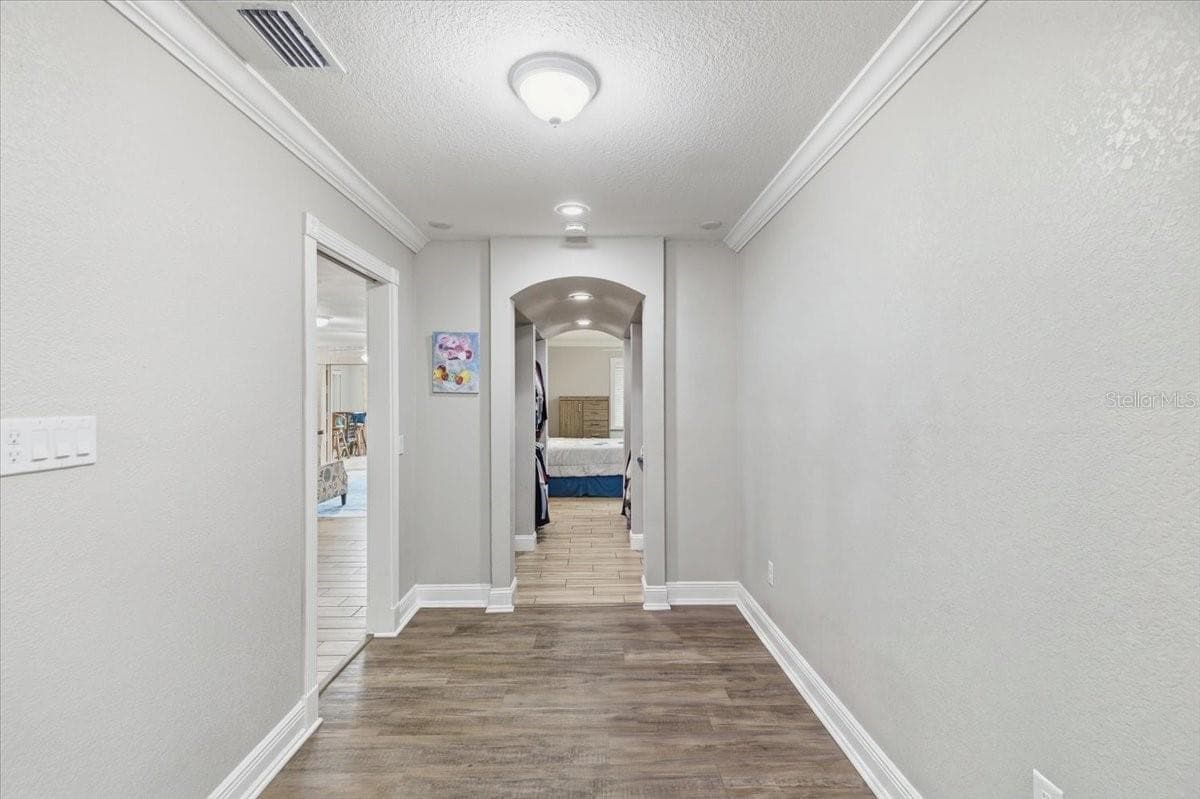 The tunnel from Den to Primary Suite - 1801 ORCHID CT, SUN CITY CENTER