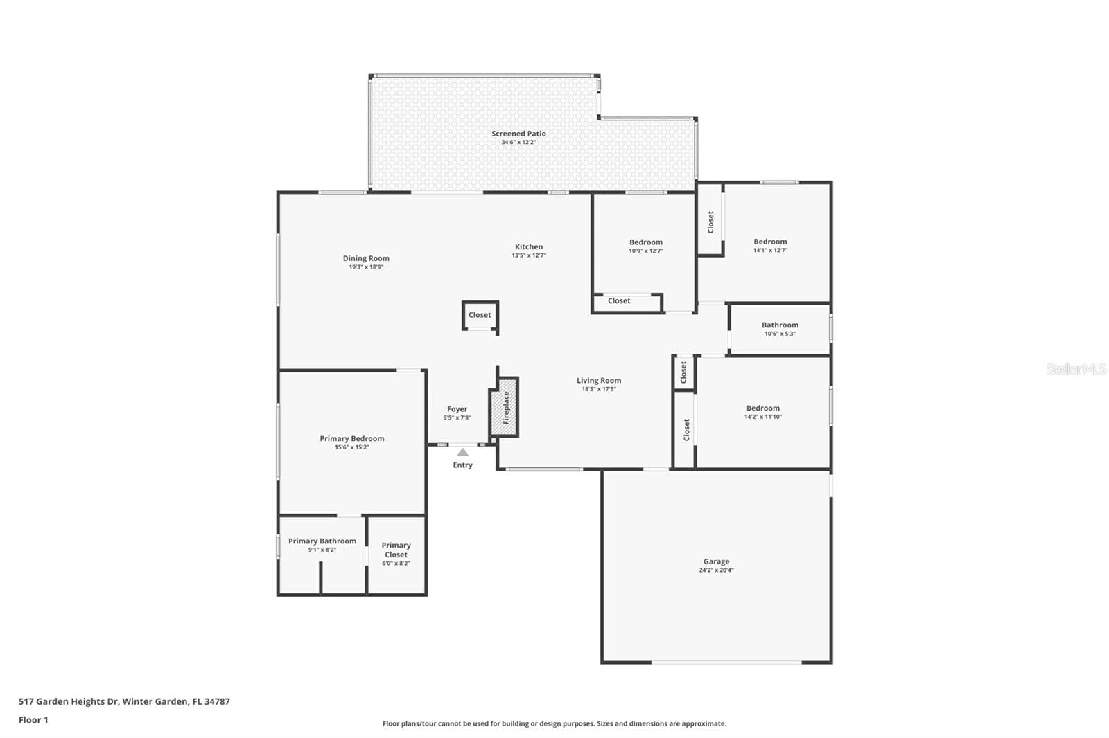 Single Family Residence at 517 GARDEN HEIGHTS DR, WINTER GARDEN, photo 24 of 24