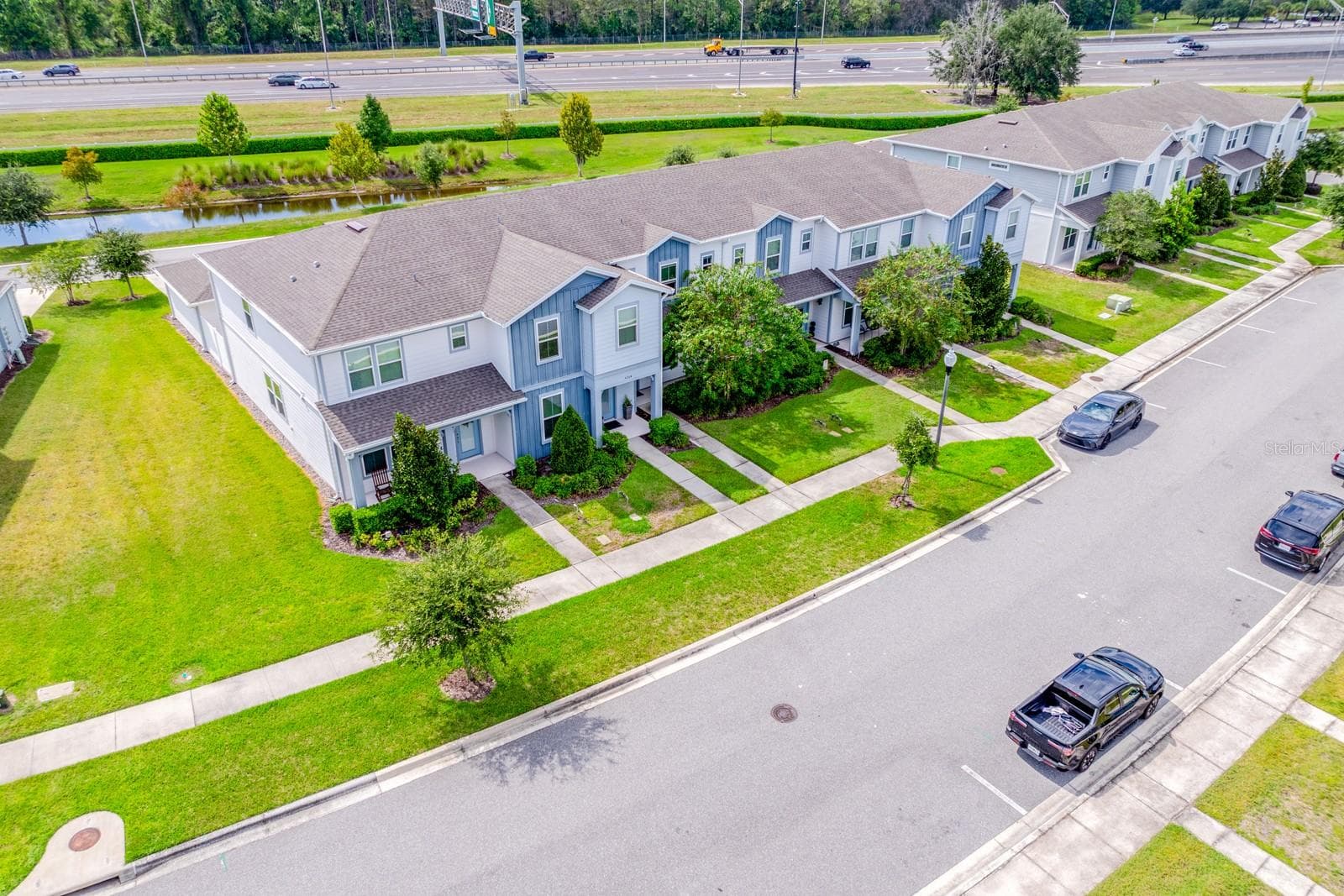 Aerial of townhome - 5264 SAPLING SPROUT DR, ORLANDO