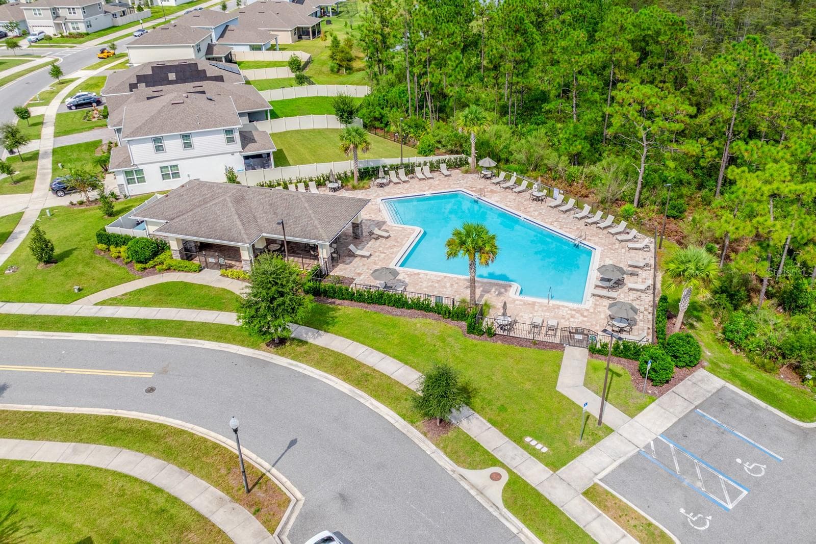 Close up of pool - 5264 SAPLING SPROUT DR, ORLANDO