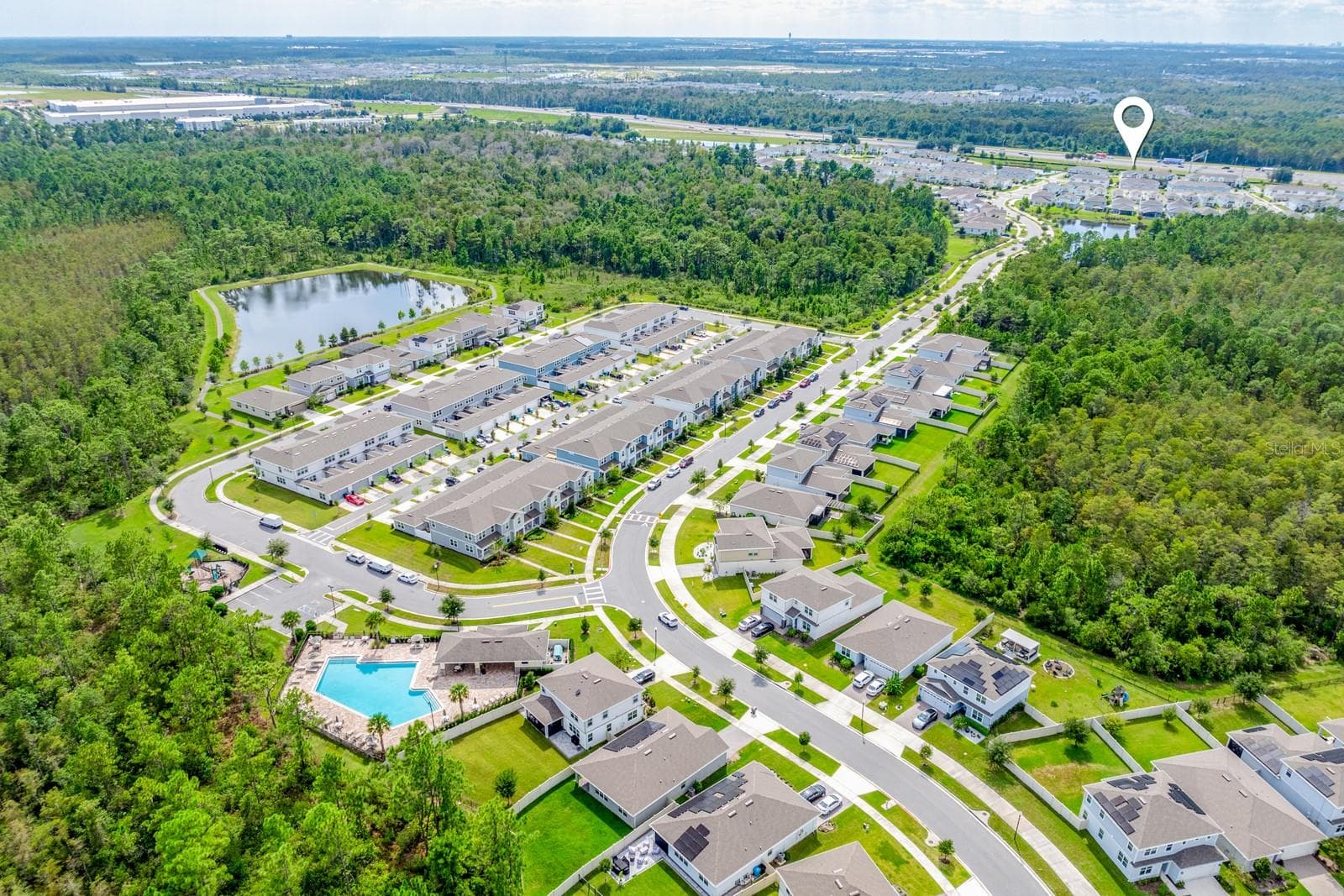 Your townhome "pinned" on the right - 5264 SAPLING SPROUT DR, ORLANDO