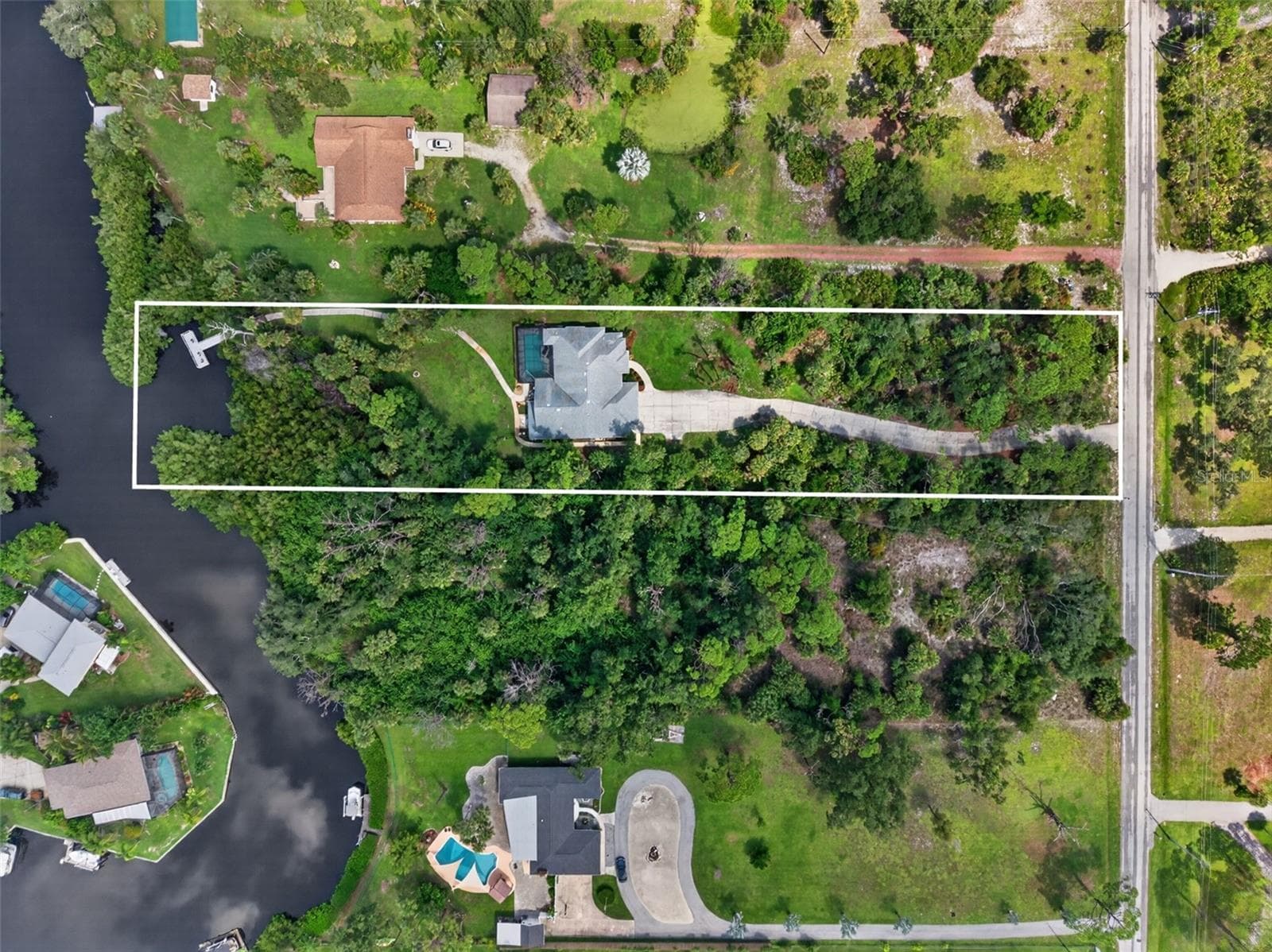 Ariel view of land - 150 N OXFORD DR, ENGLEWOOD