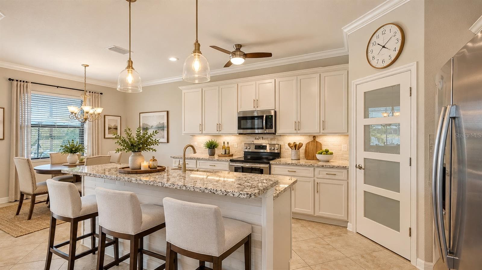 virtually enhanced kitchen - 6771 WILD LAKE TER, BRADENTON