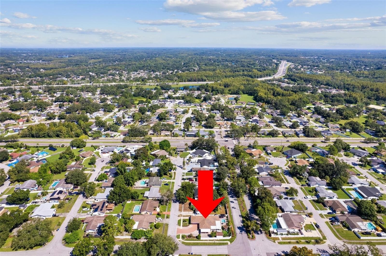 Ariel community view - 14501 HIGHLAND HILLS PL, TAMPA