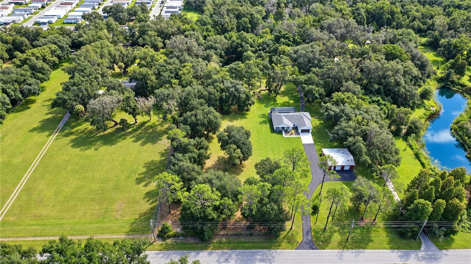 Aerial View - 5746 FRONTIER DR, ZEPHYRHILLS