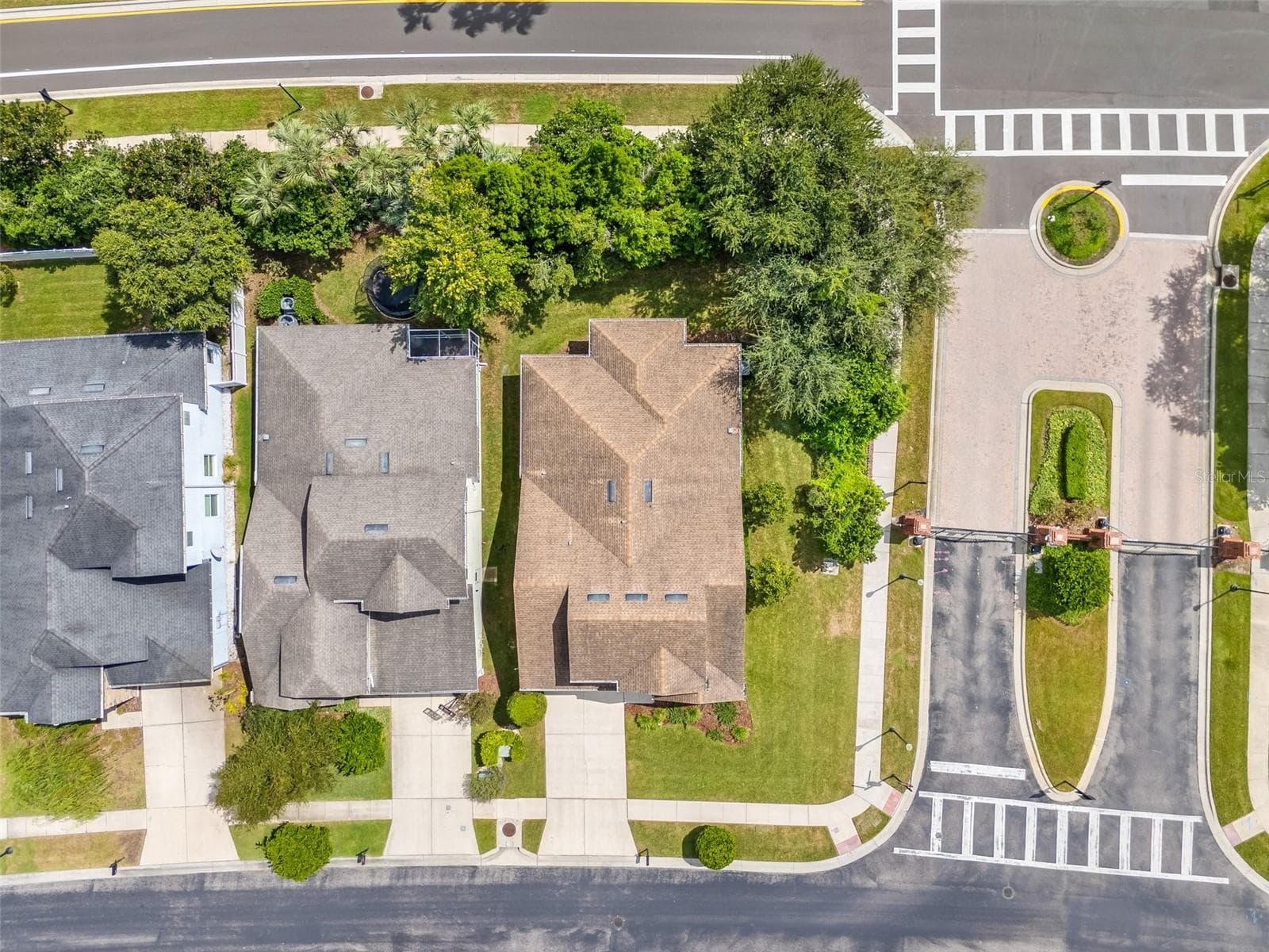 Aerial top - 4432 VERMILLION SKY DR, WESLEY CHAPEL