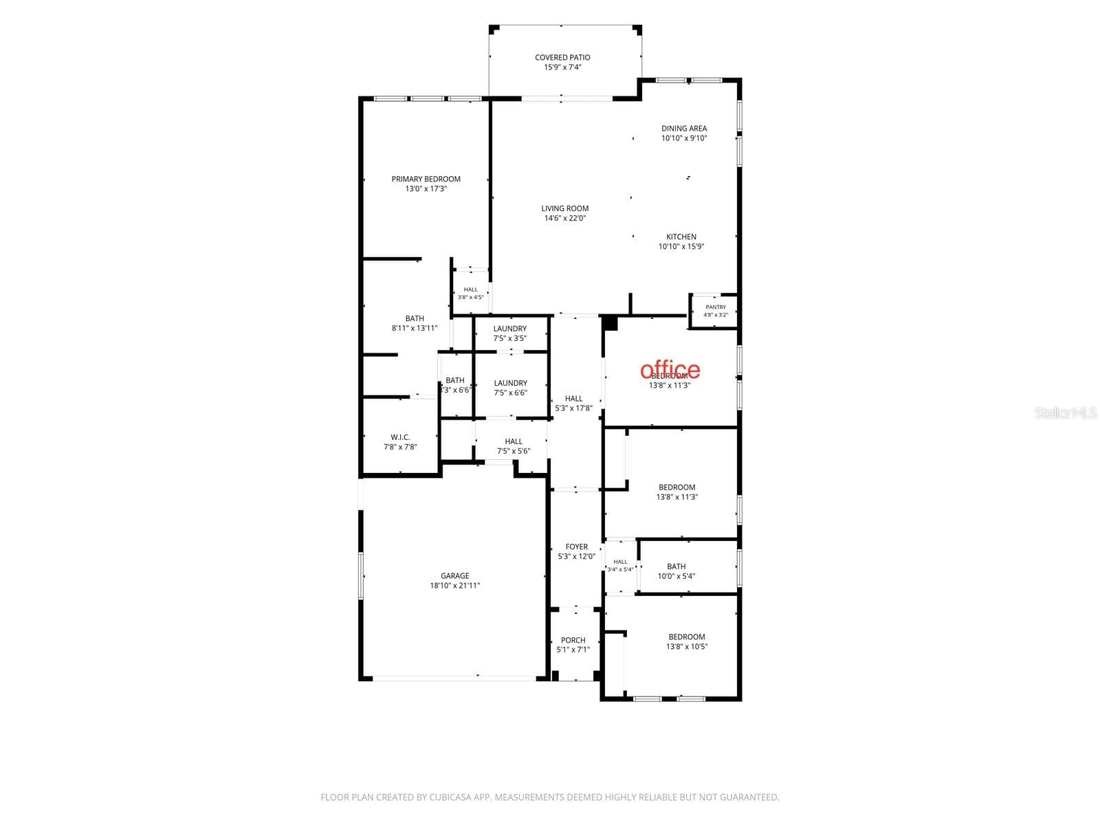 Floor Plan 1 - 4432 VERMILLION SKY DR, WESLEY CHAPEL
