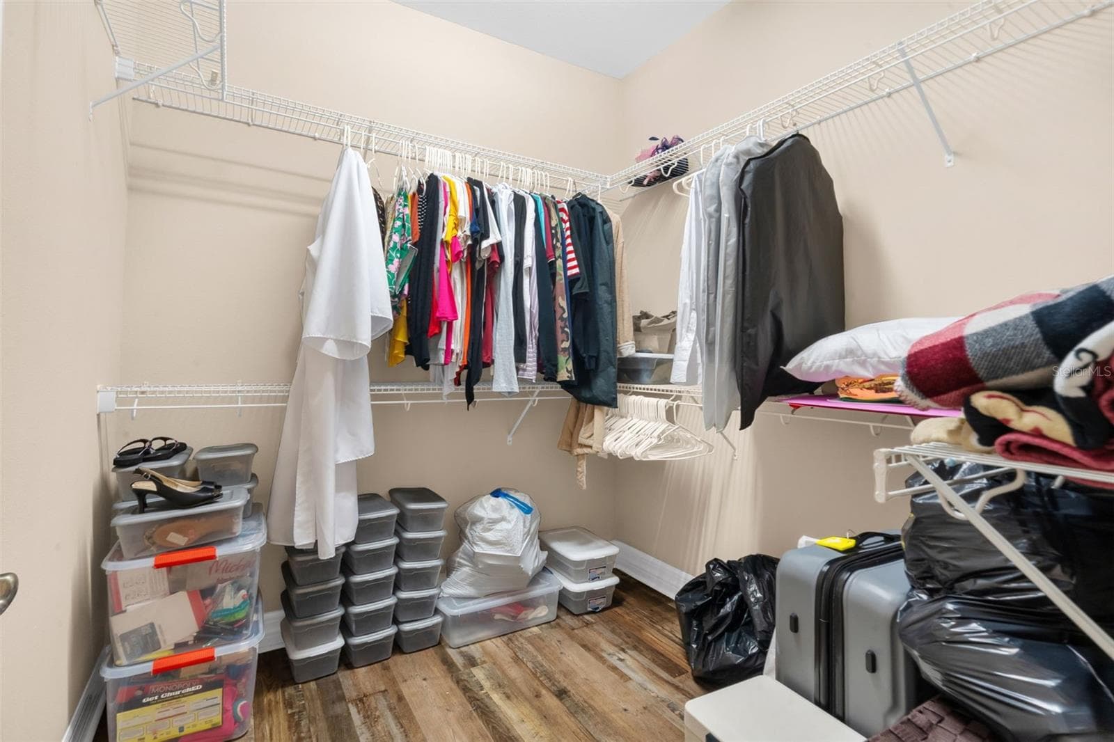 Master Walk-in Closet - 4432 VERMILLION SKY DR, WESLEY CHAPEL