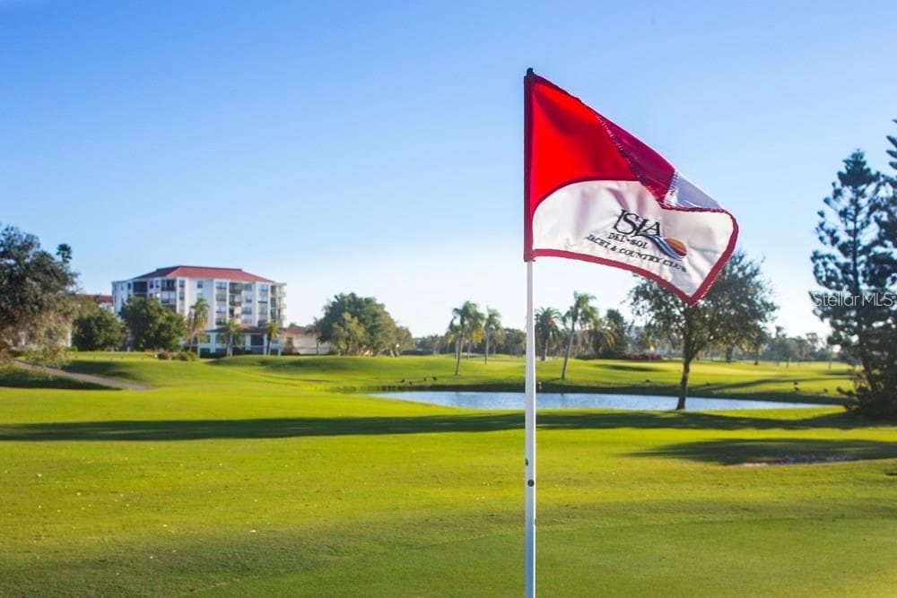 Golf Course views from your 8th floor condo - 6265 SUN BLVD #805, ST PETERSBURG